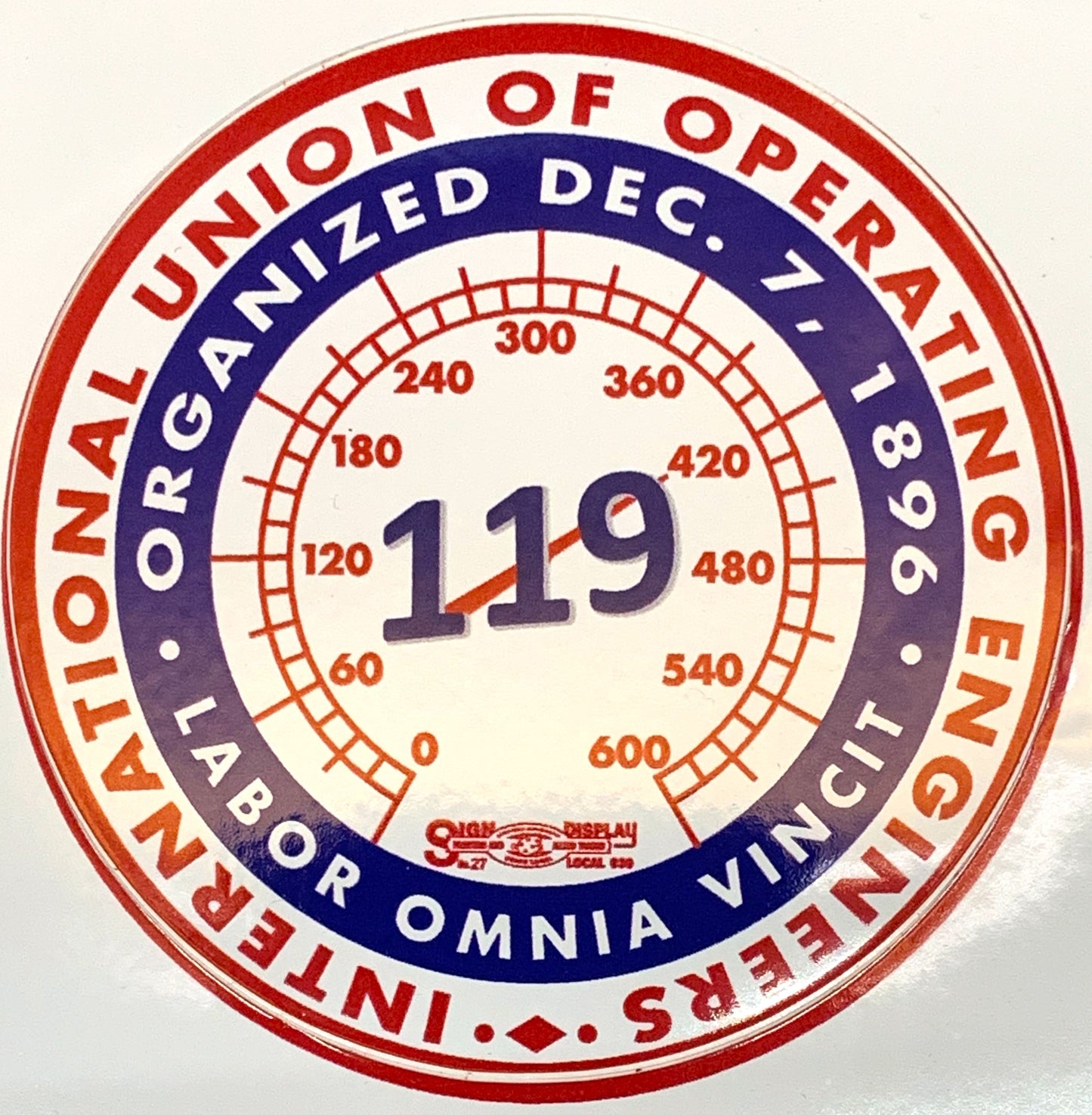 Operating Engineers Local 119-Print My Stickers