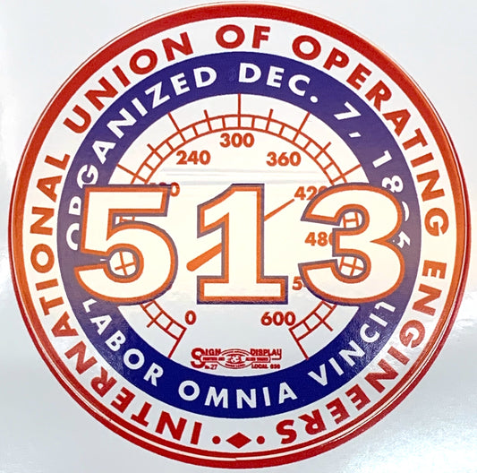 Operating Engineers Local 513-Print My Stickers