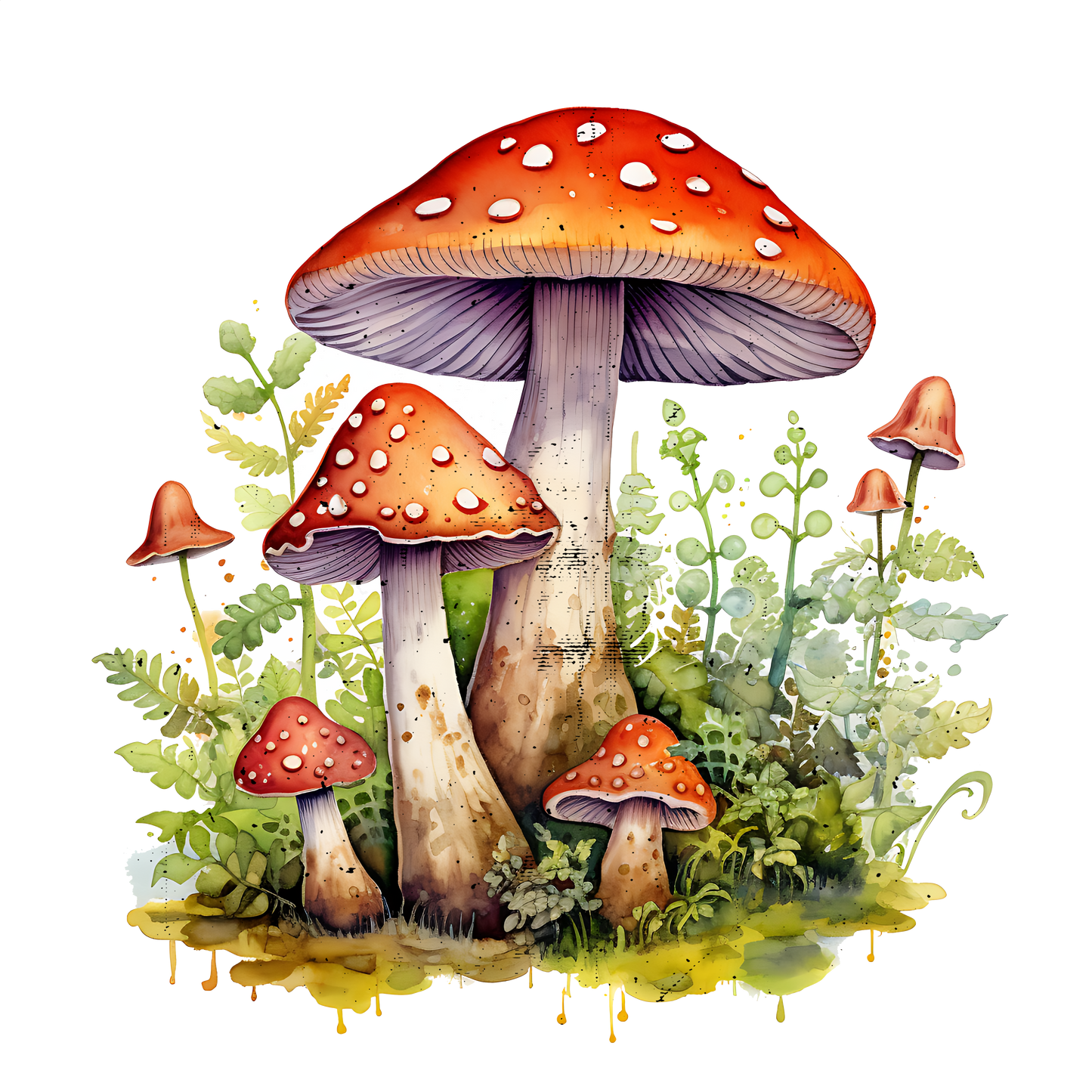 Magic Mushroom Stickers - Set 1-Print My Stickers