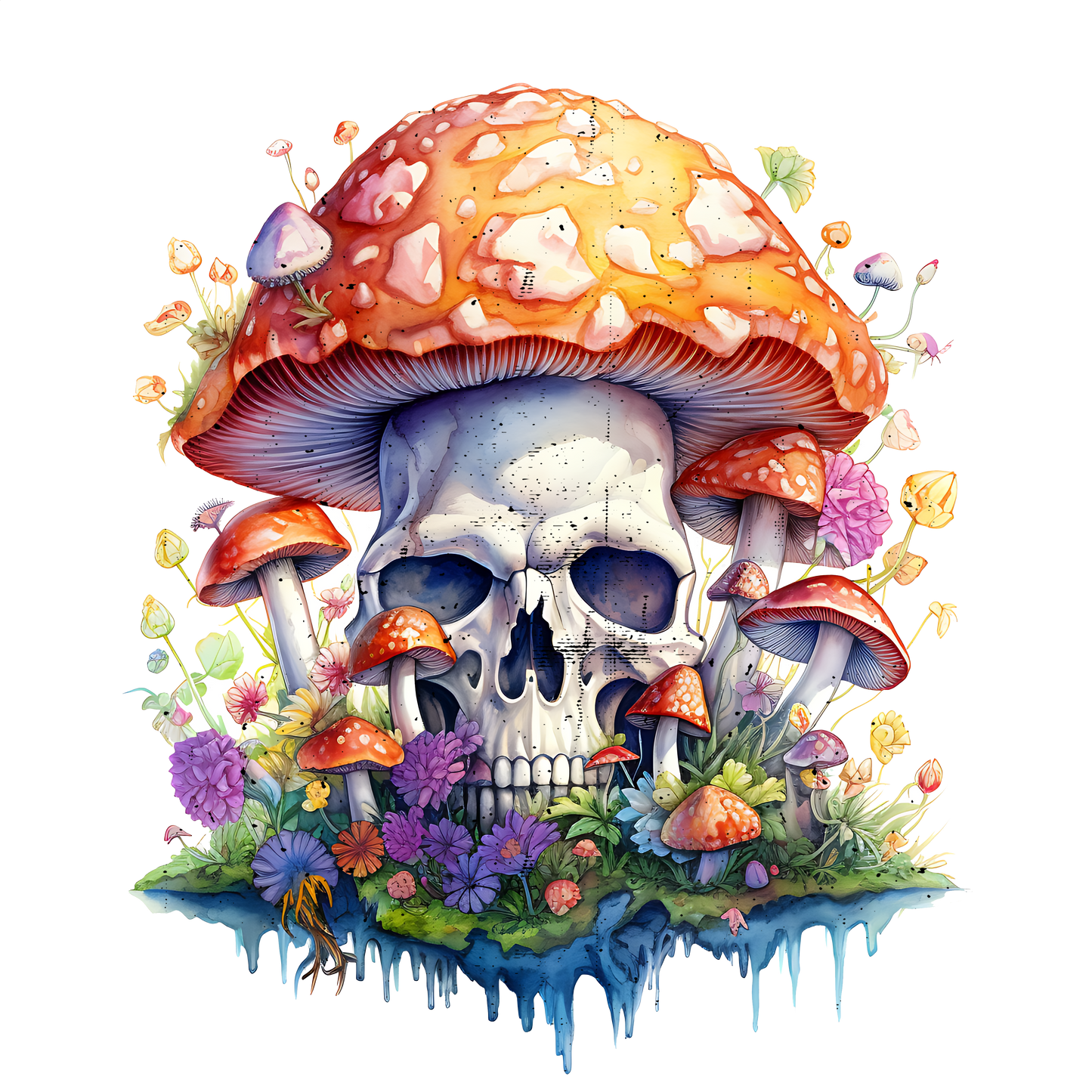 Magic Mushroom Stickers - Set 1-Print My Stickers