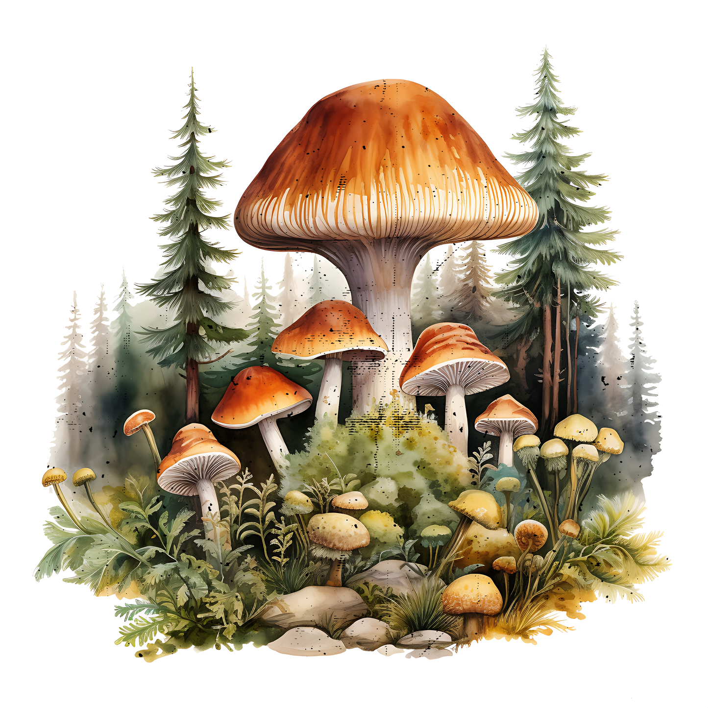 Magic Mushroom Stickers - Set 1-Print My Stickers