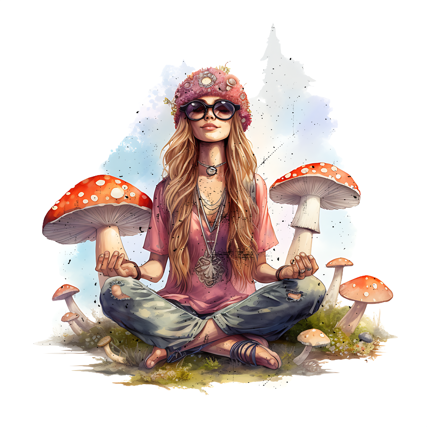 Magic Mushroom Stickers - Set 1-Print My Stickers
