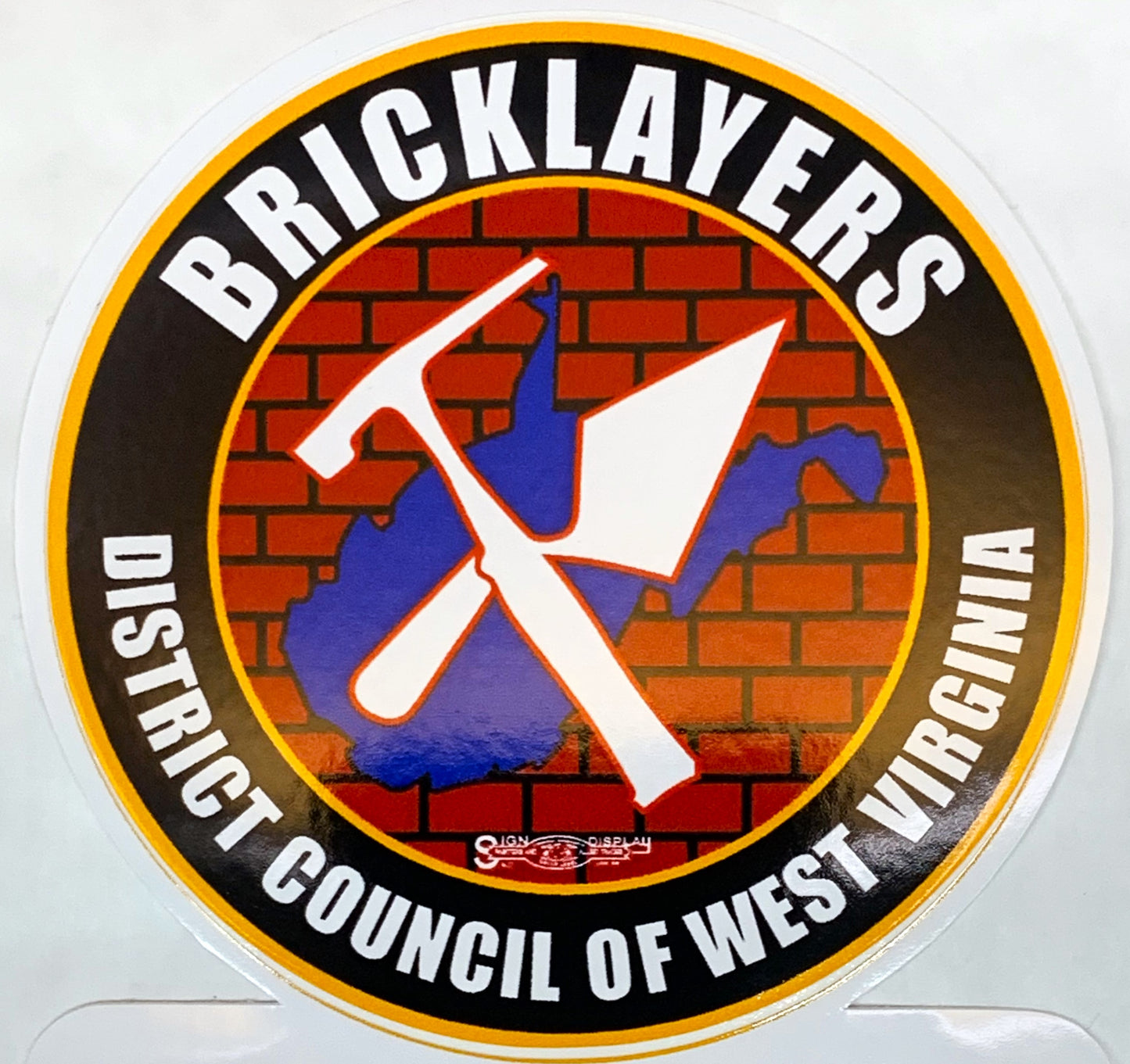 Bricklayers West Virginia-Print My Stickers