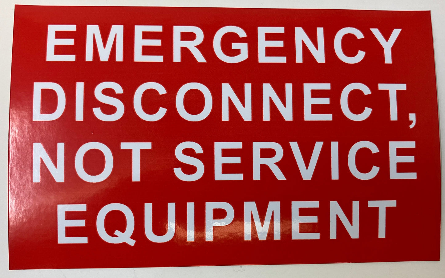 Electrical Disconnect NOT Service-Print My Stickers
