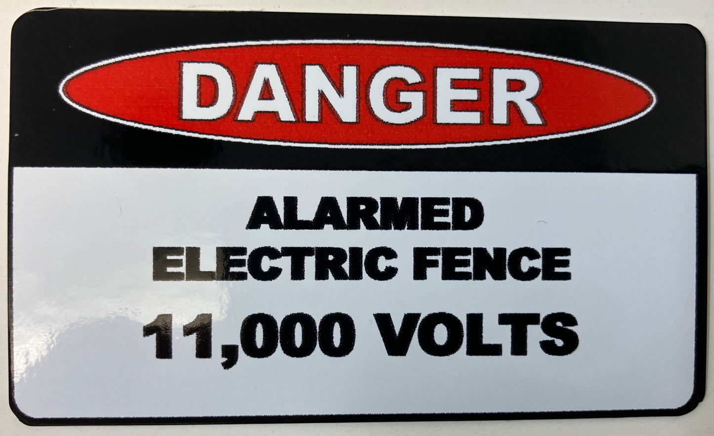 Danger Electric Fence-Print My Stickers