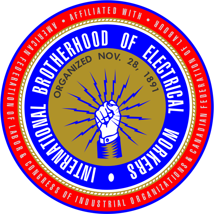 IBEW Color Logo-Print My Stickers