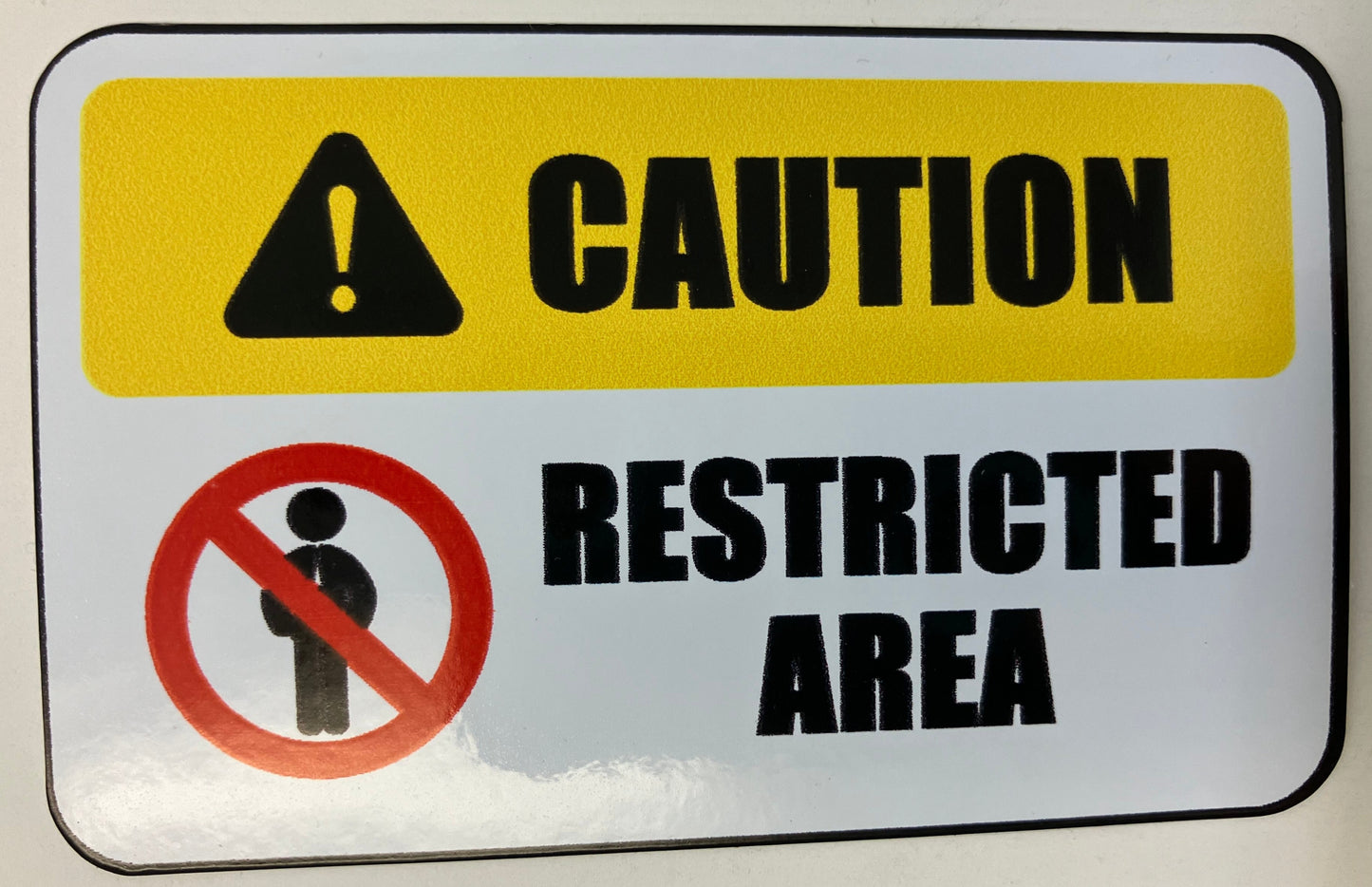 Restricted Area-Print My Stickers