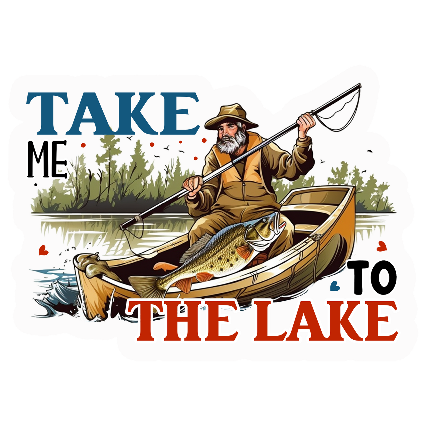 Colorful Fishing Stickers-Print My Stickers
