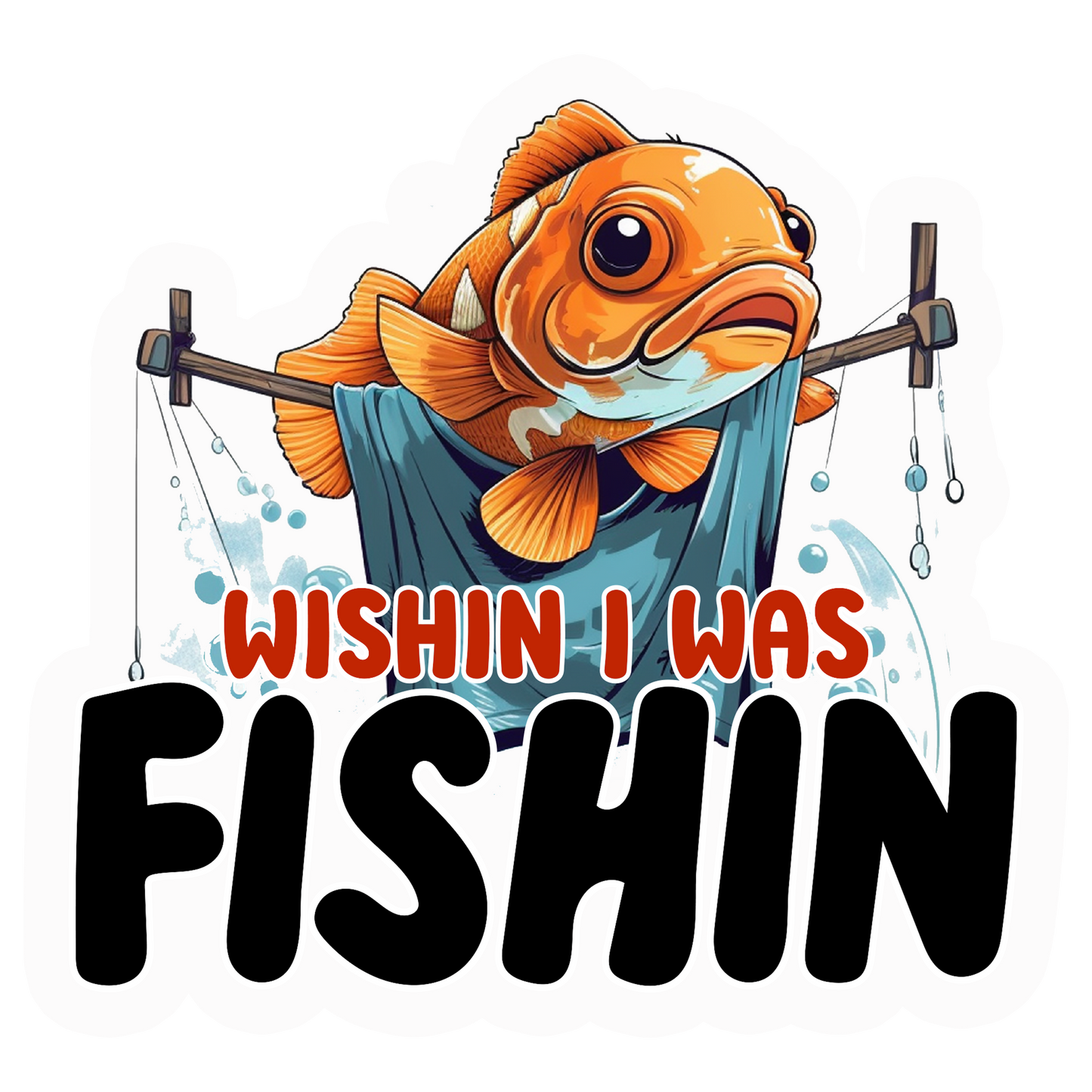 Colorful Fishing Stickers-Print My Stickers