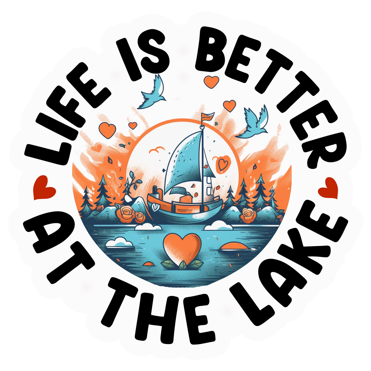 Colorful Fishing Stickers-Print My Stickers