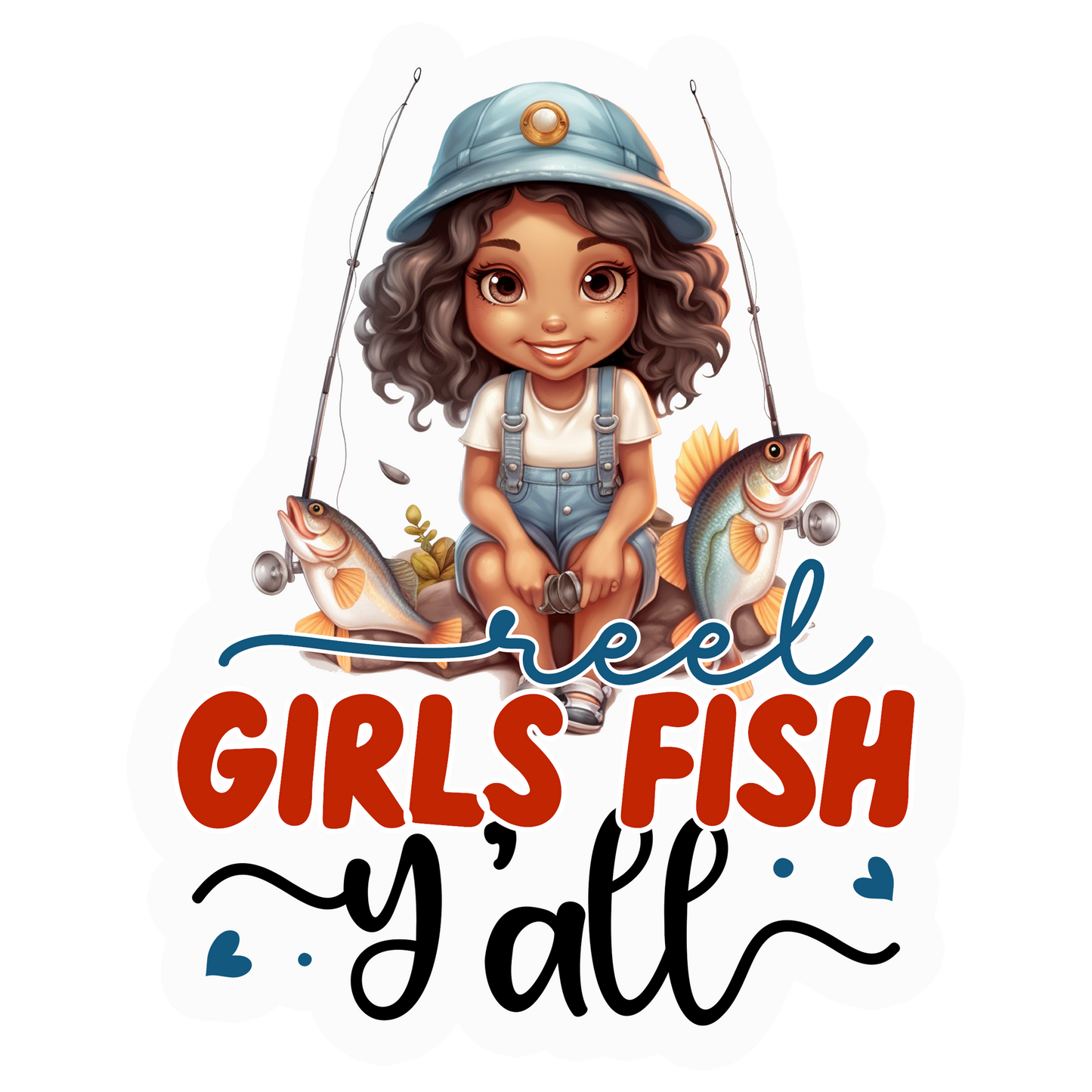 Colorful Fishing Stickers-Print My Stickers
