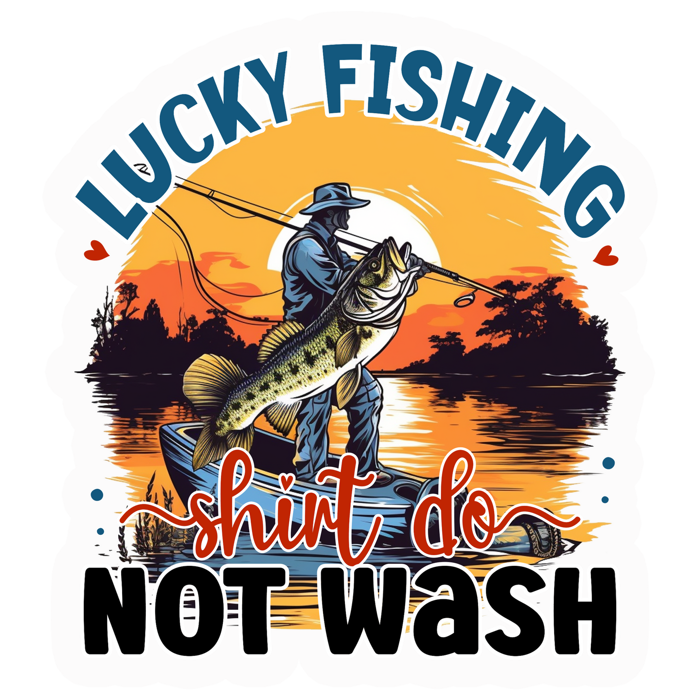 Colorful Fishing Stickers-Print My Stickers