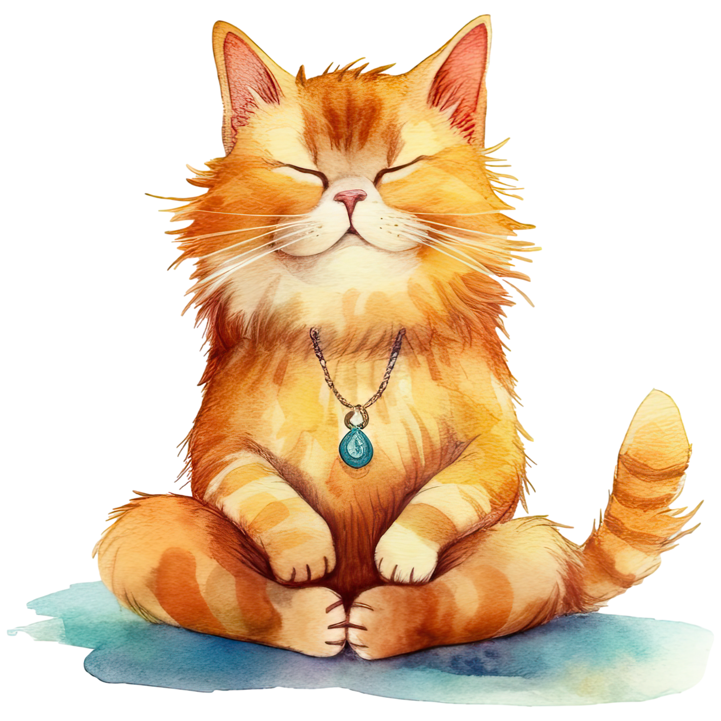 Cartoon Sports Cat Stickers Set 2-Print My Stickers