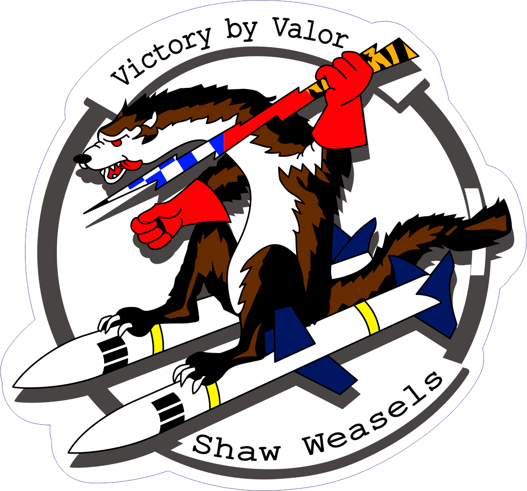 USAF 20th FIGHTER WING SHAW WILD WEASELS-Print My Stickers