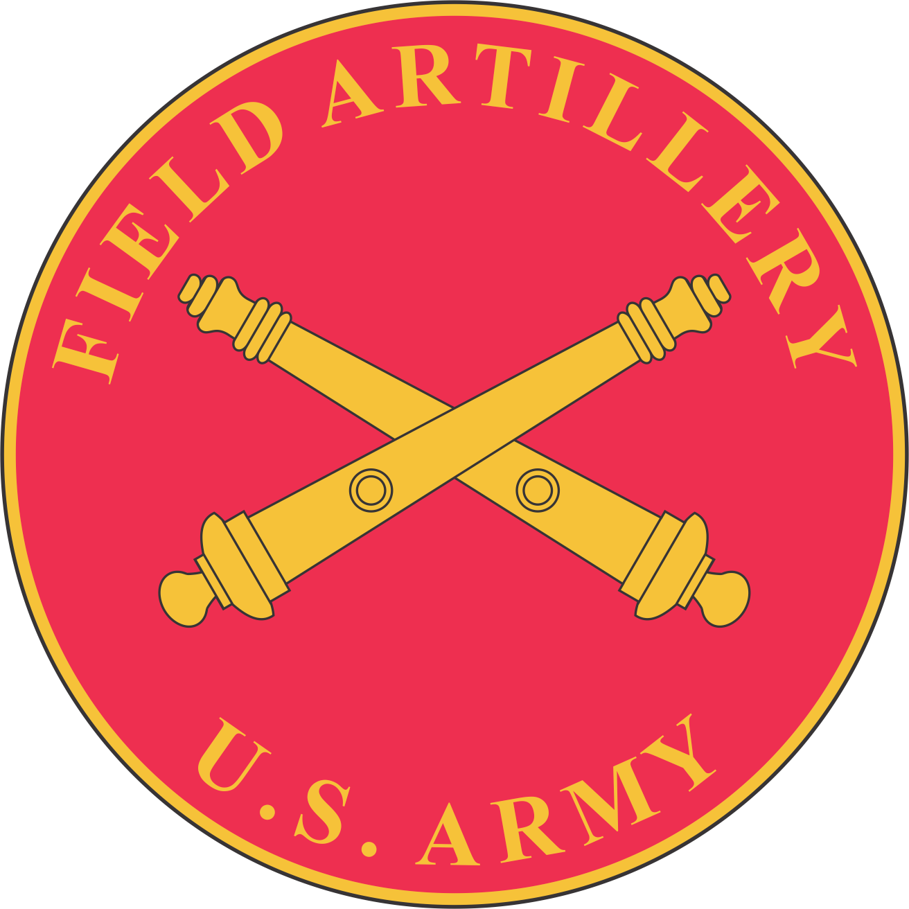 US Army Field Artillery-Print My Stickers