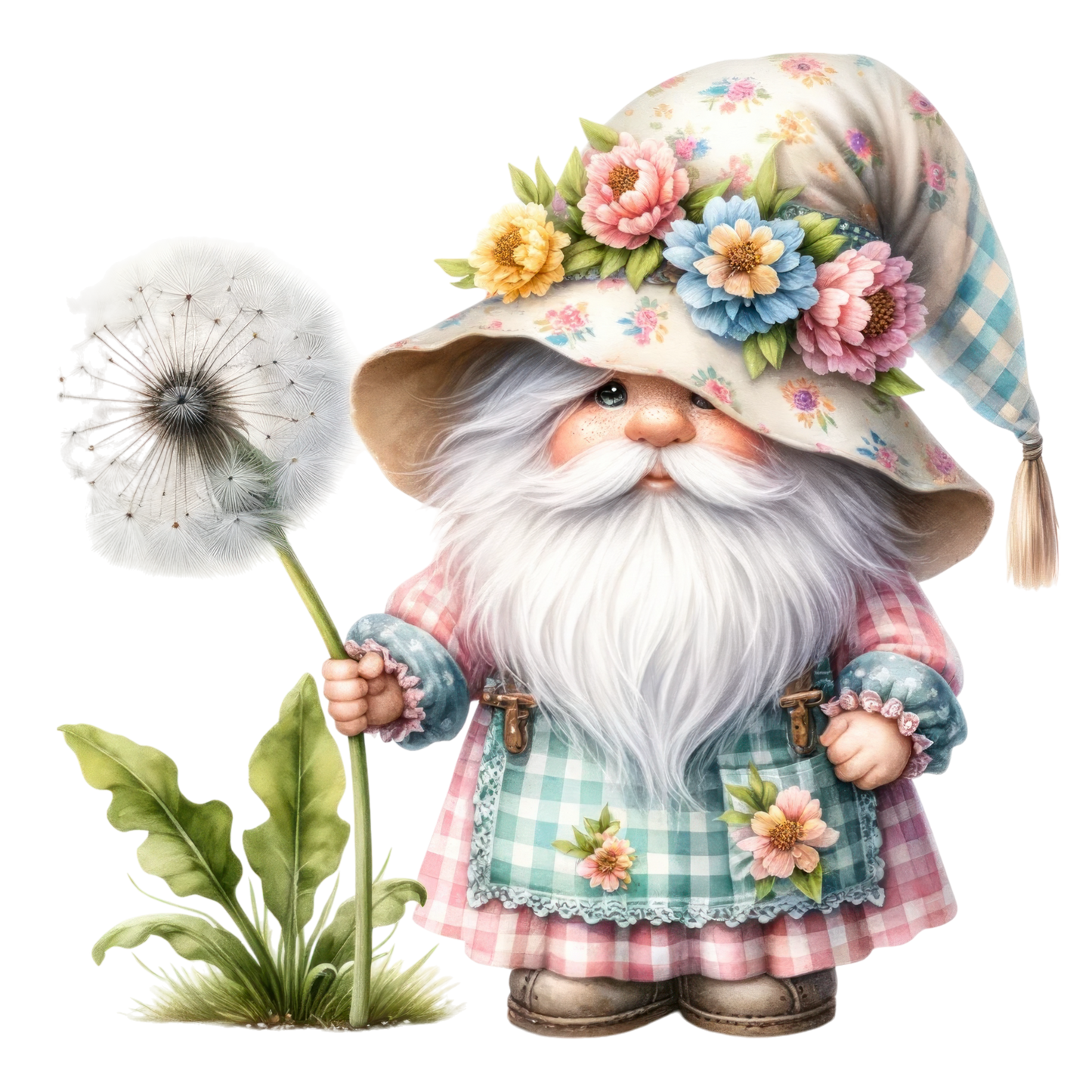 Dandelion Gnomes Stickers-Print My Stickers