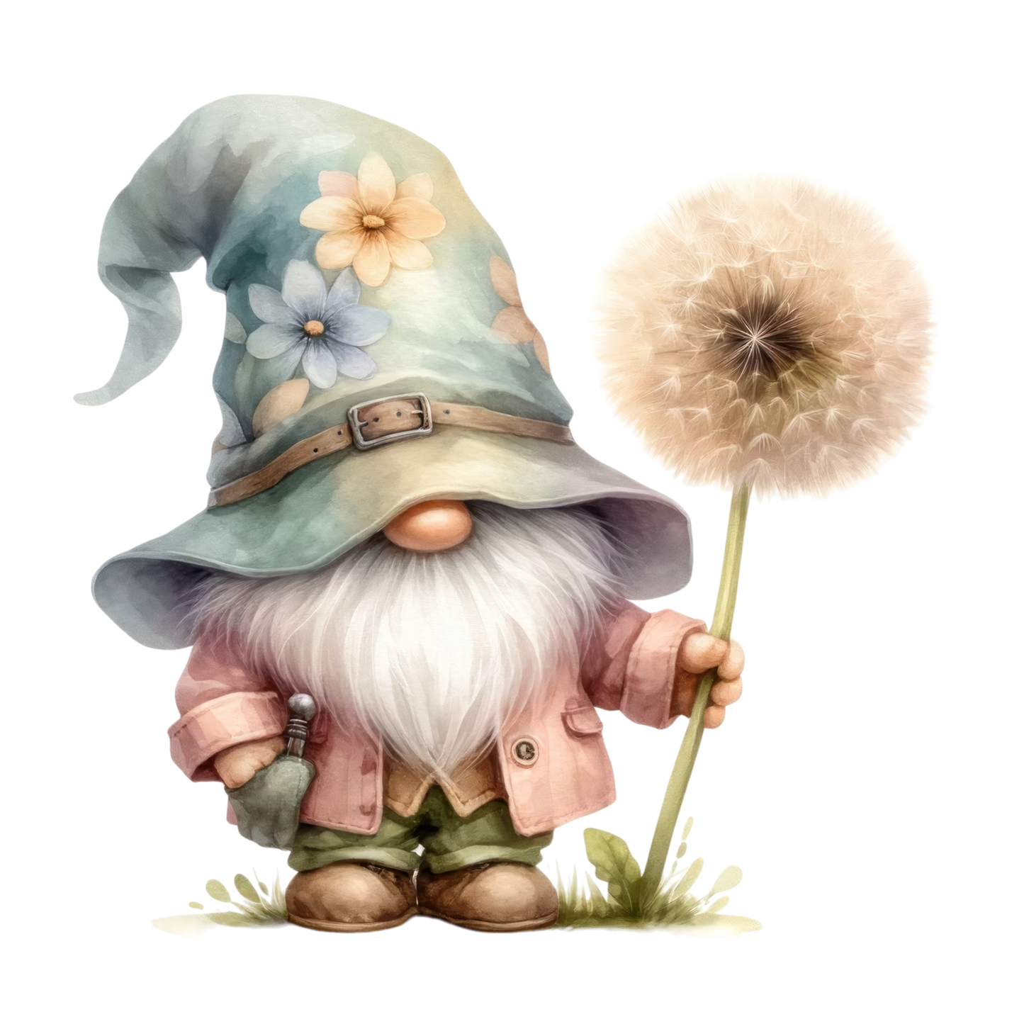 Dandelion Gnomes Stickers-Print My Stickers
