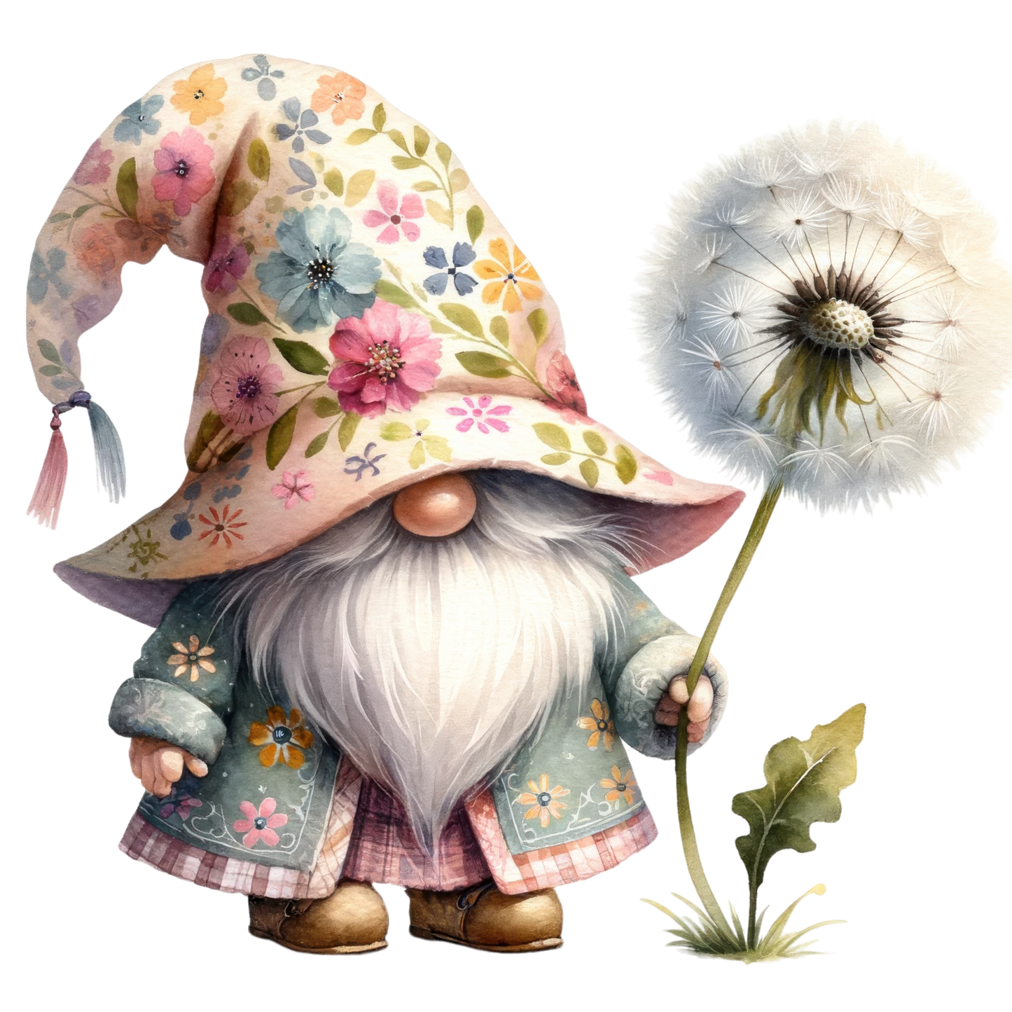 Dandelion Gnomes Stickers-Print My Stickers