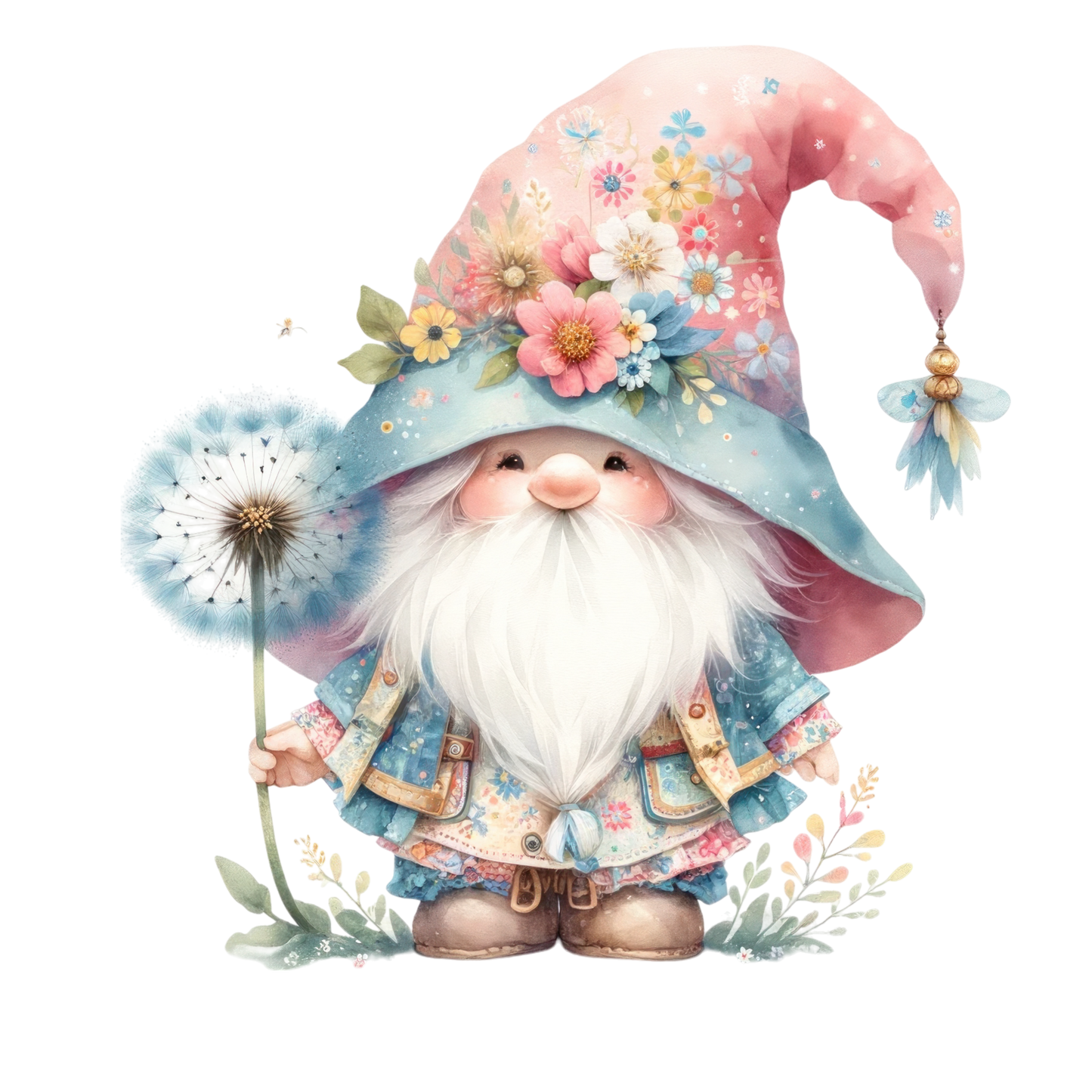 Dandelion Gnomes Stickers-Print My Stickers