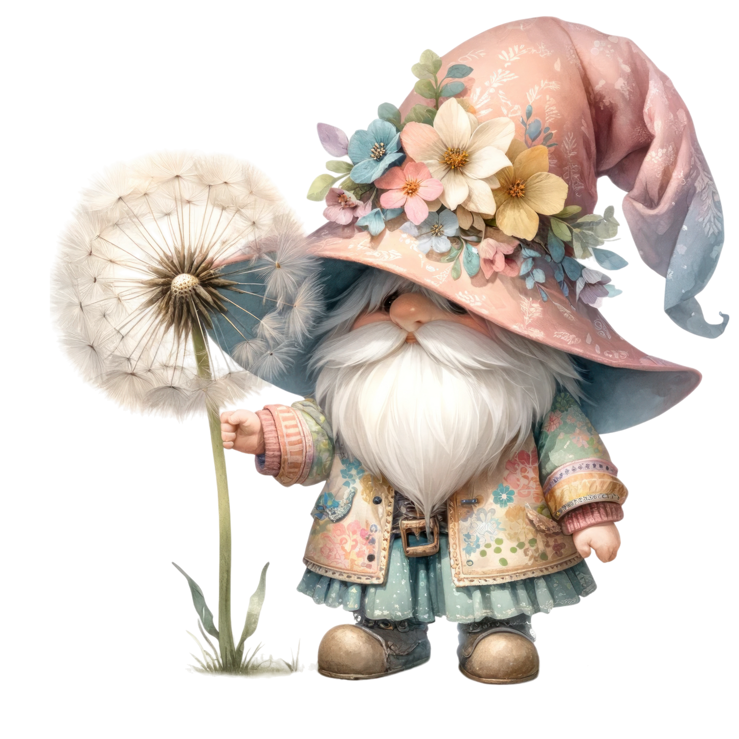 Dandelion Gnomes Stickers-Print My Stickers