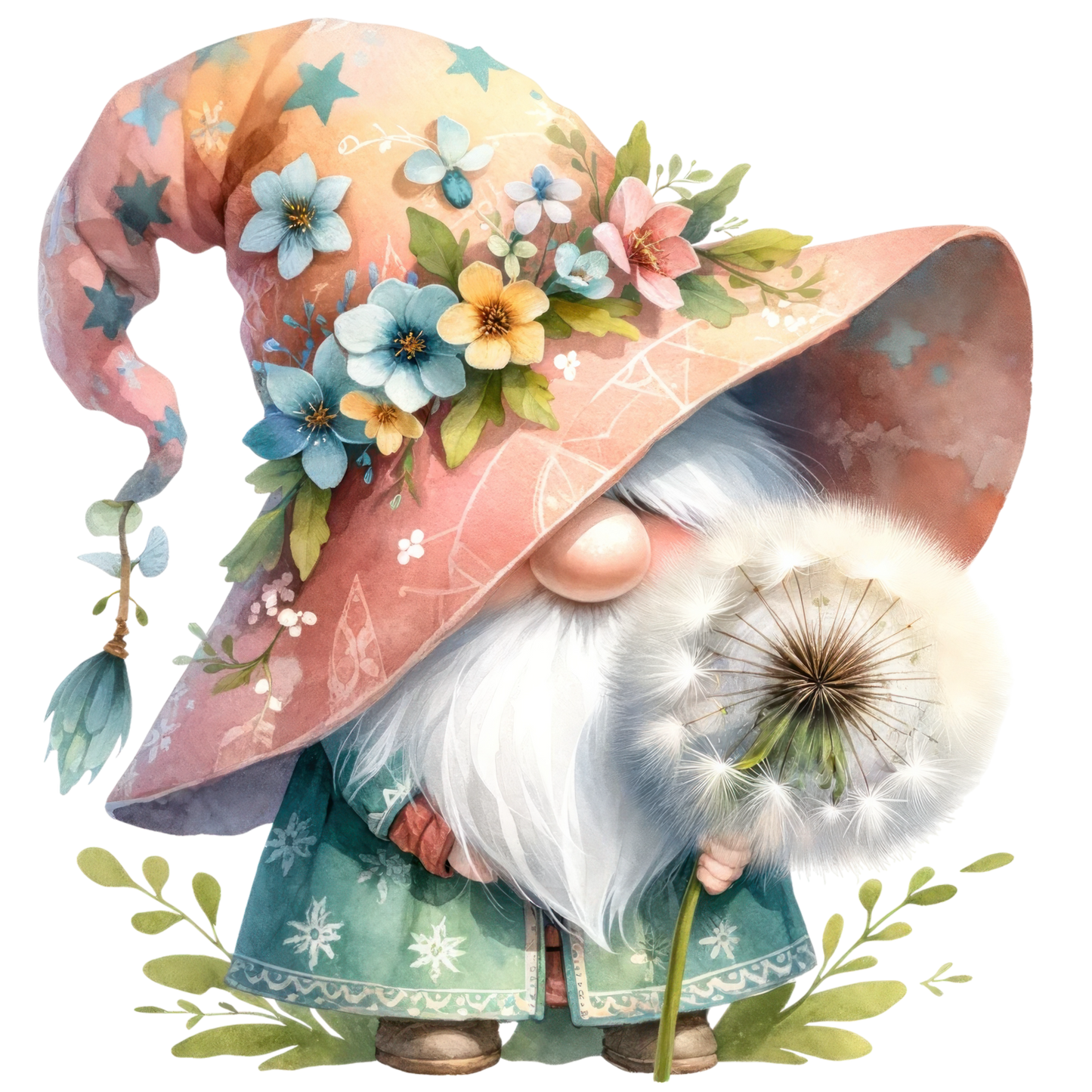 Dandelion Gnomes Stickers-Print My Stickers