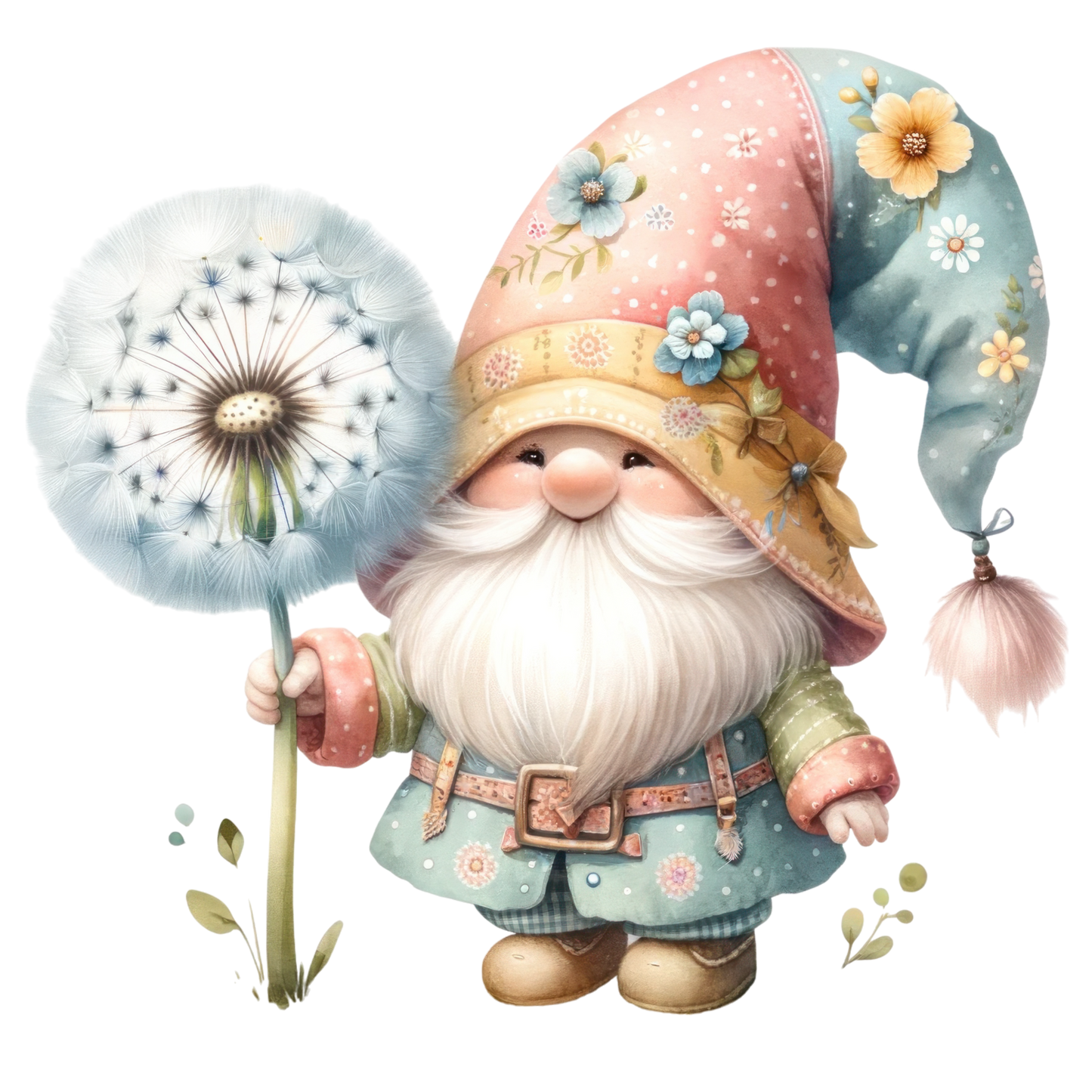 Dandelion Gnomes Stickers-Print My Stickers
