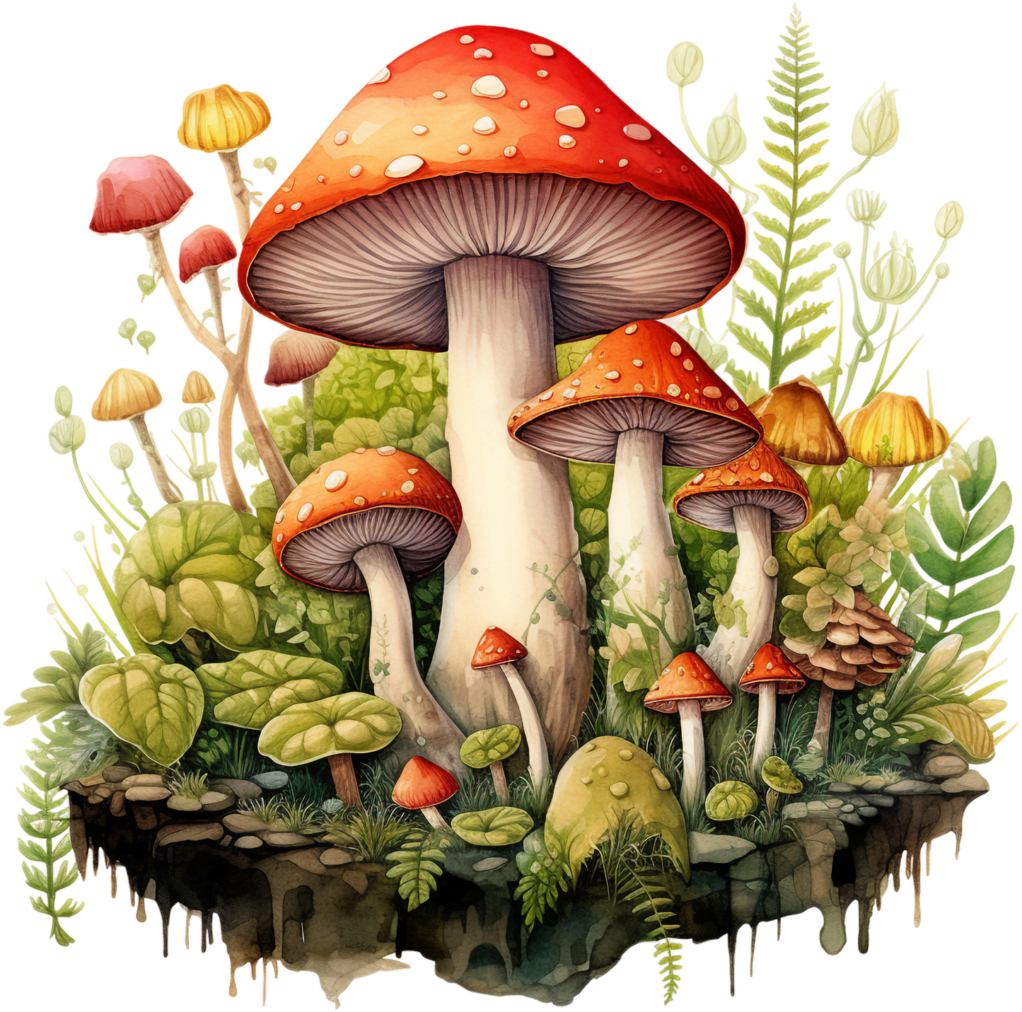 Magic Mushroom Stickers - Set 2-Print My Stickers