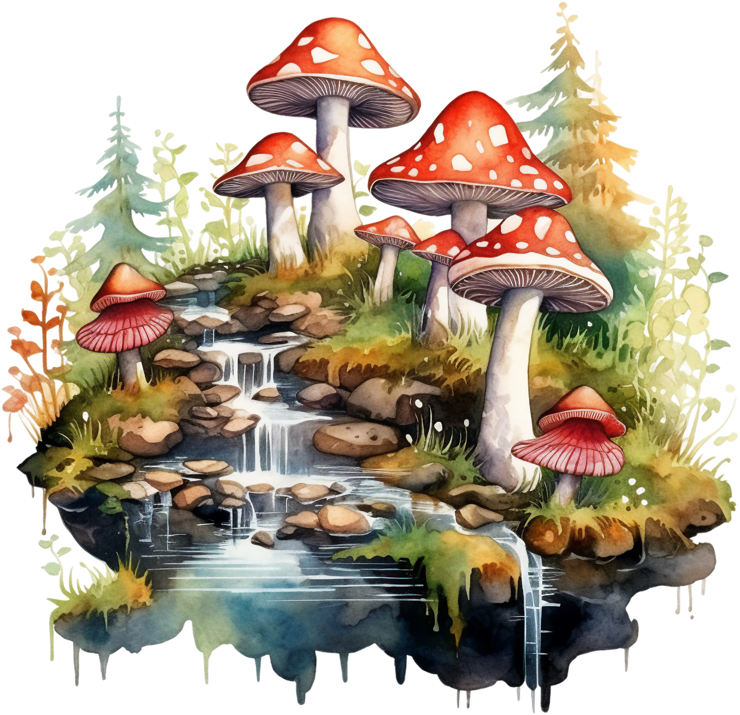 Magic Mushroom Stickers - Set 2-Print My Stickers
