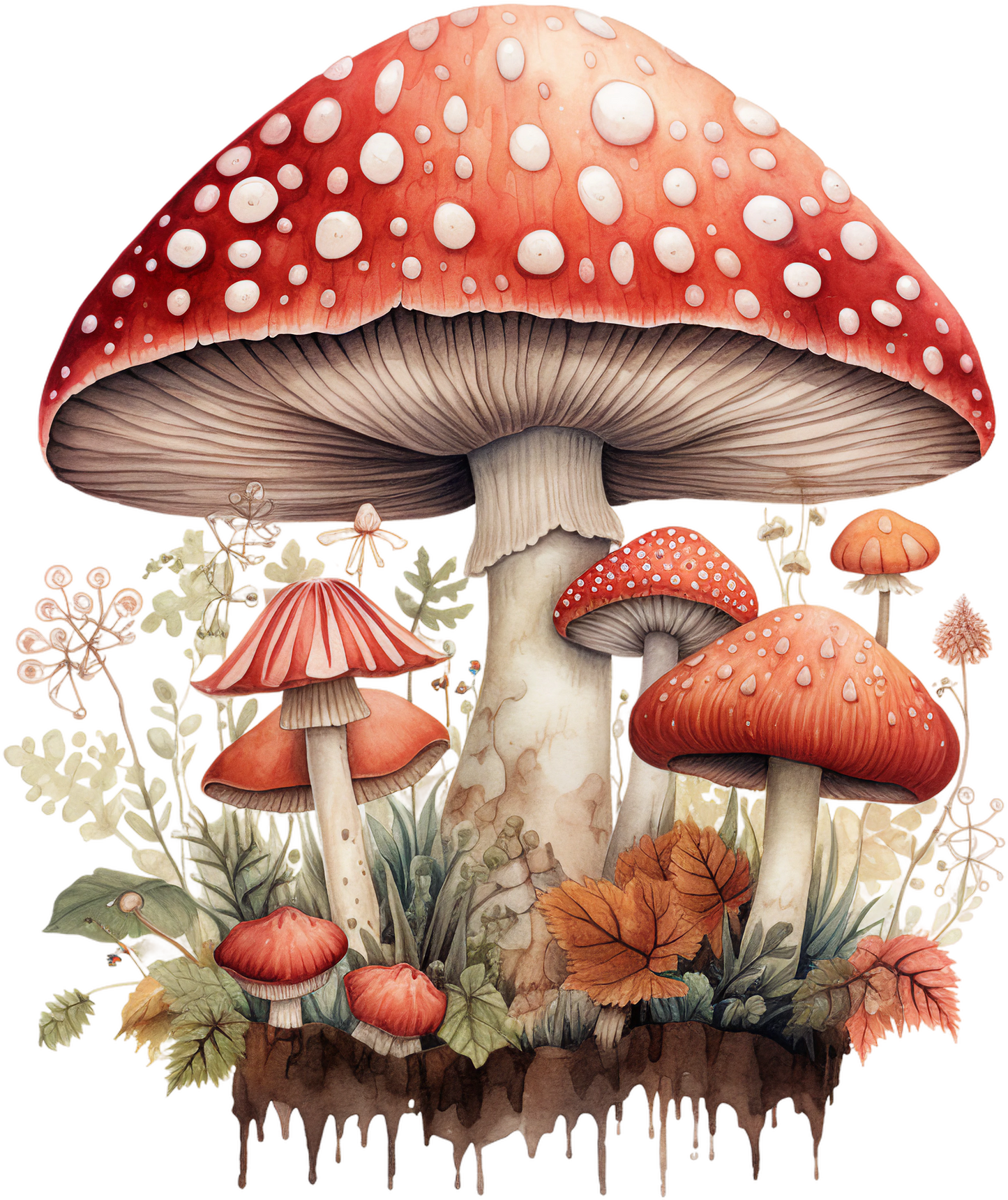 Magic Mushroom Stickers - Set 2-Print My Stickers