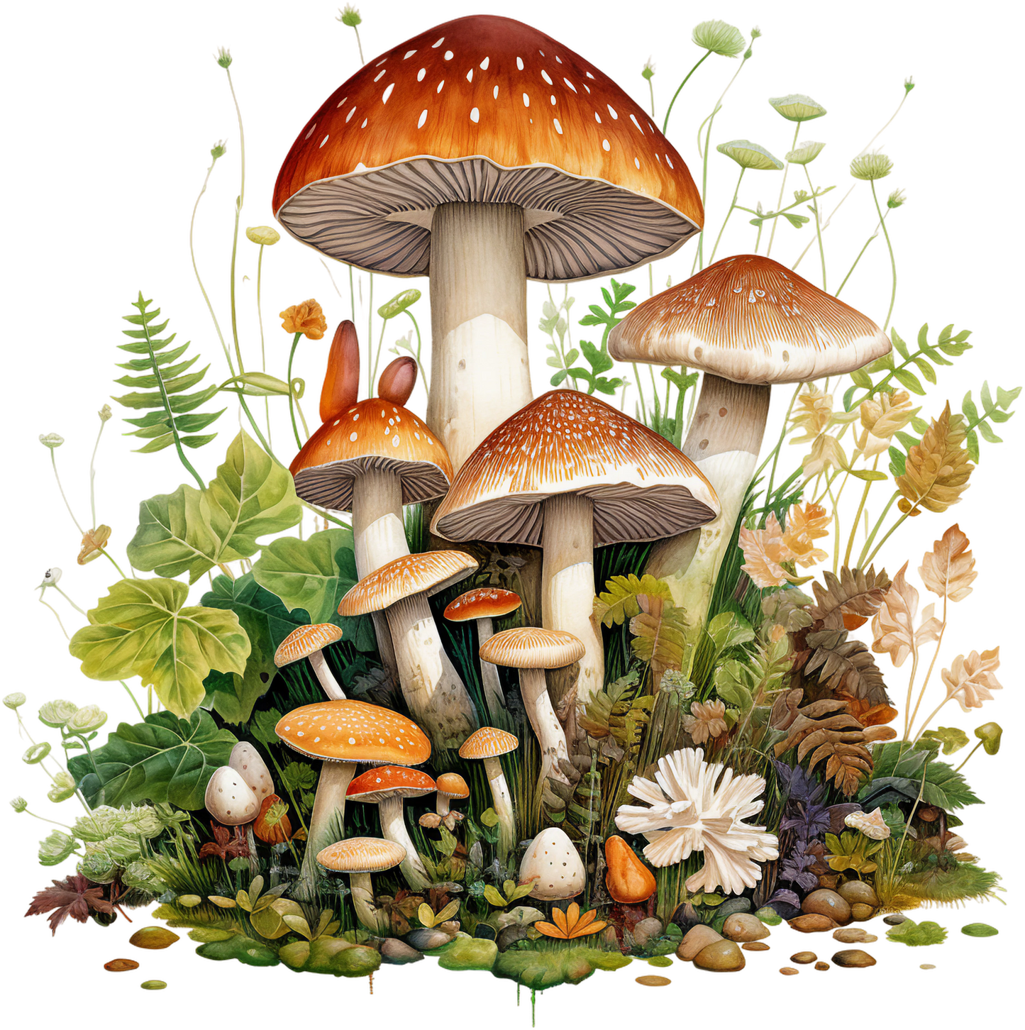 Magic Mushroom Stickers - Set 2-Print My Stickers