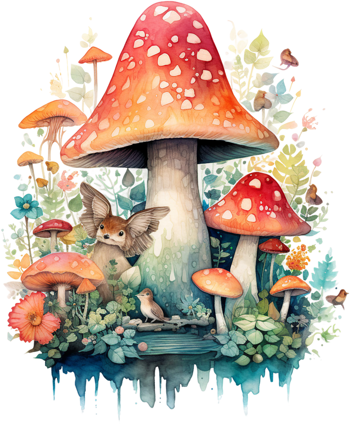 Magic Mushroom Stickers - Set 2-Print My Stickers