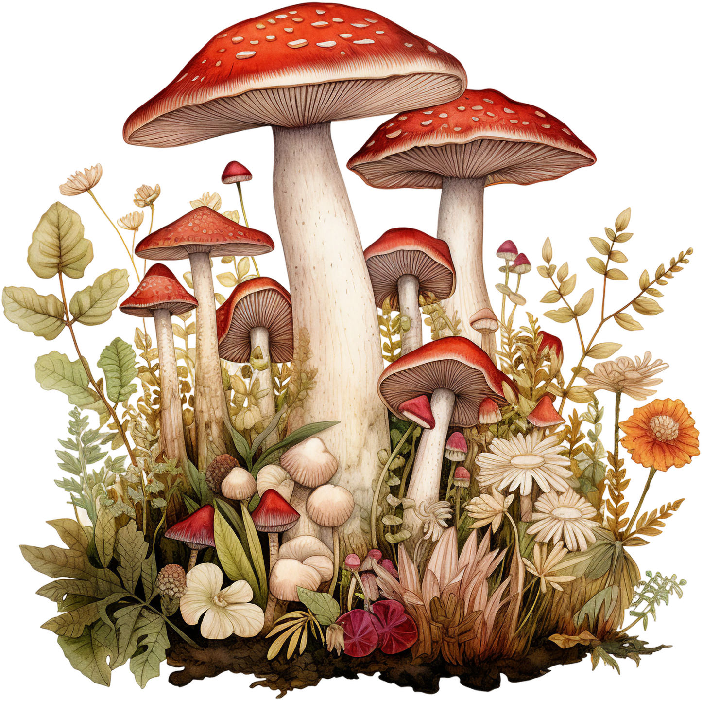 Magic Mushroom Stickers - Set 2-Print My Stickers