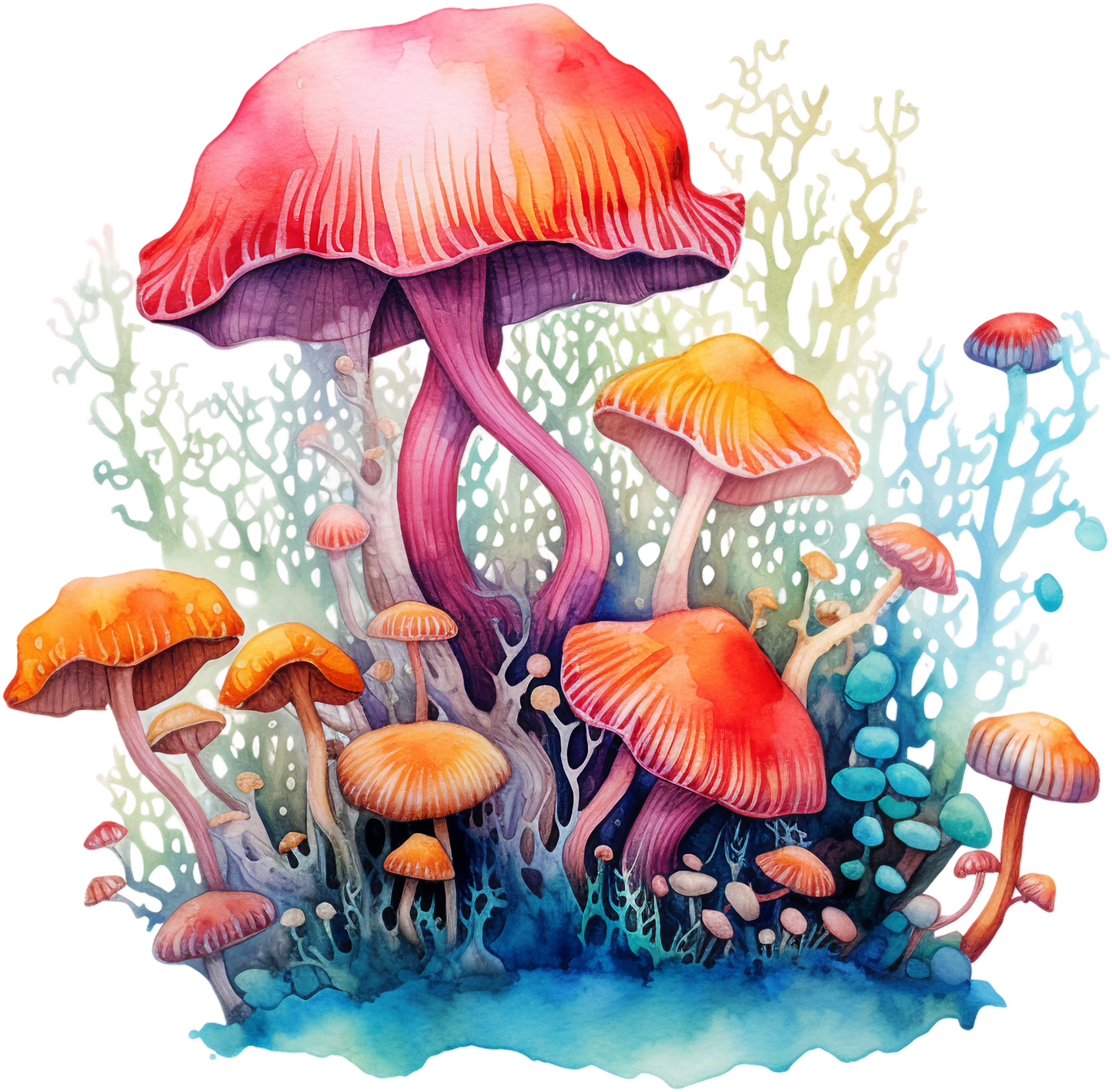 Magic Mushroom Stickers - Set 2-Print My Stickers