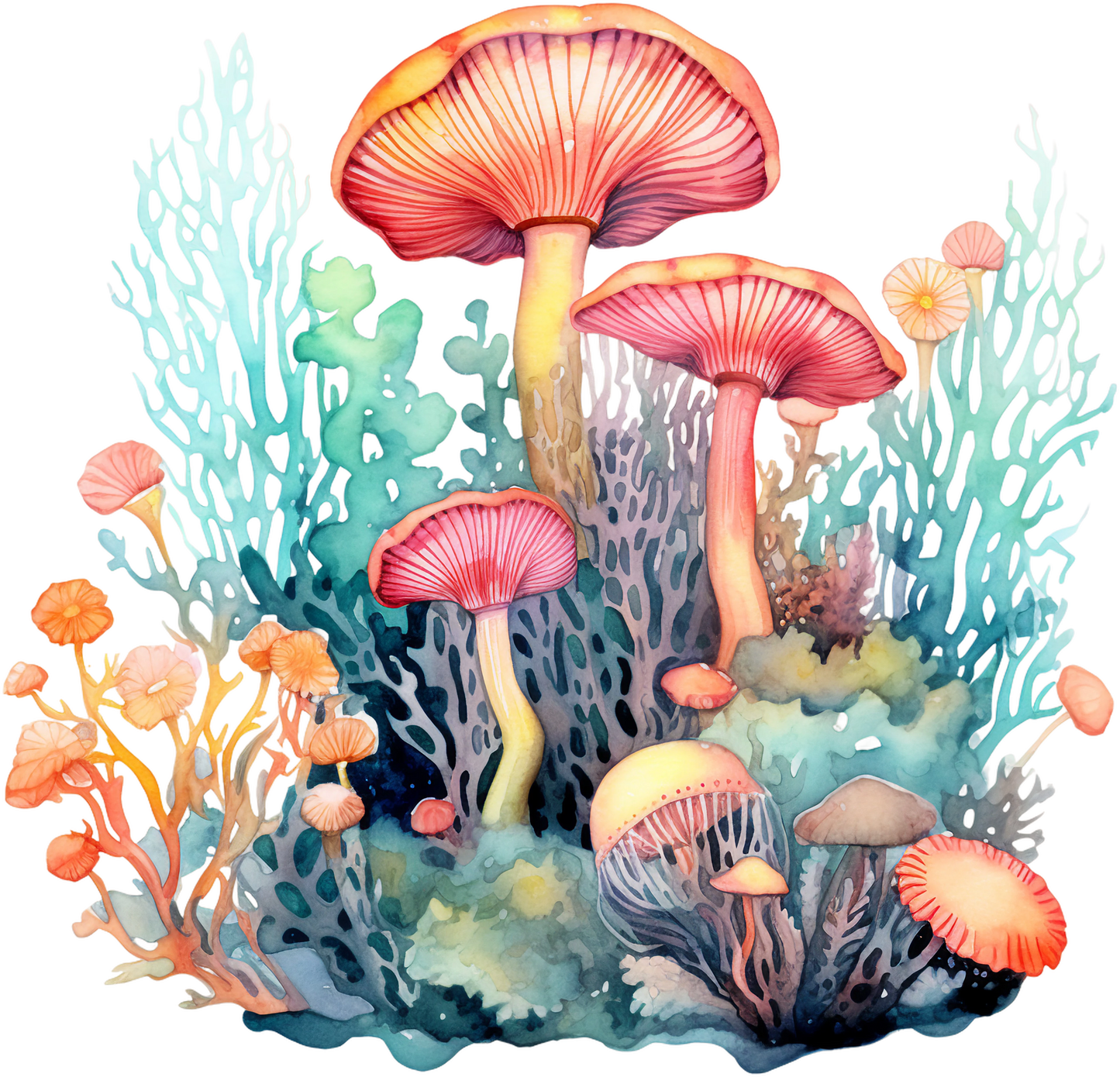Magic Mushroom Stickers - Set 2-Print My Stickers