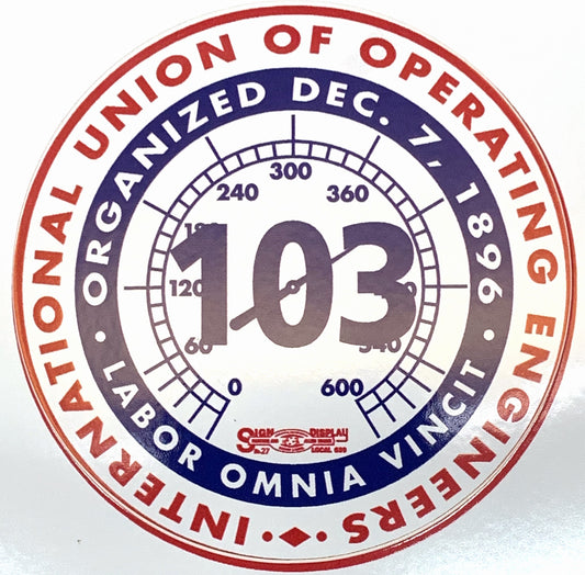 Operating Engineers Local 103 - Print My Stickers