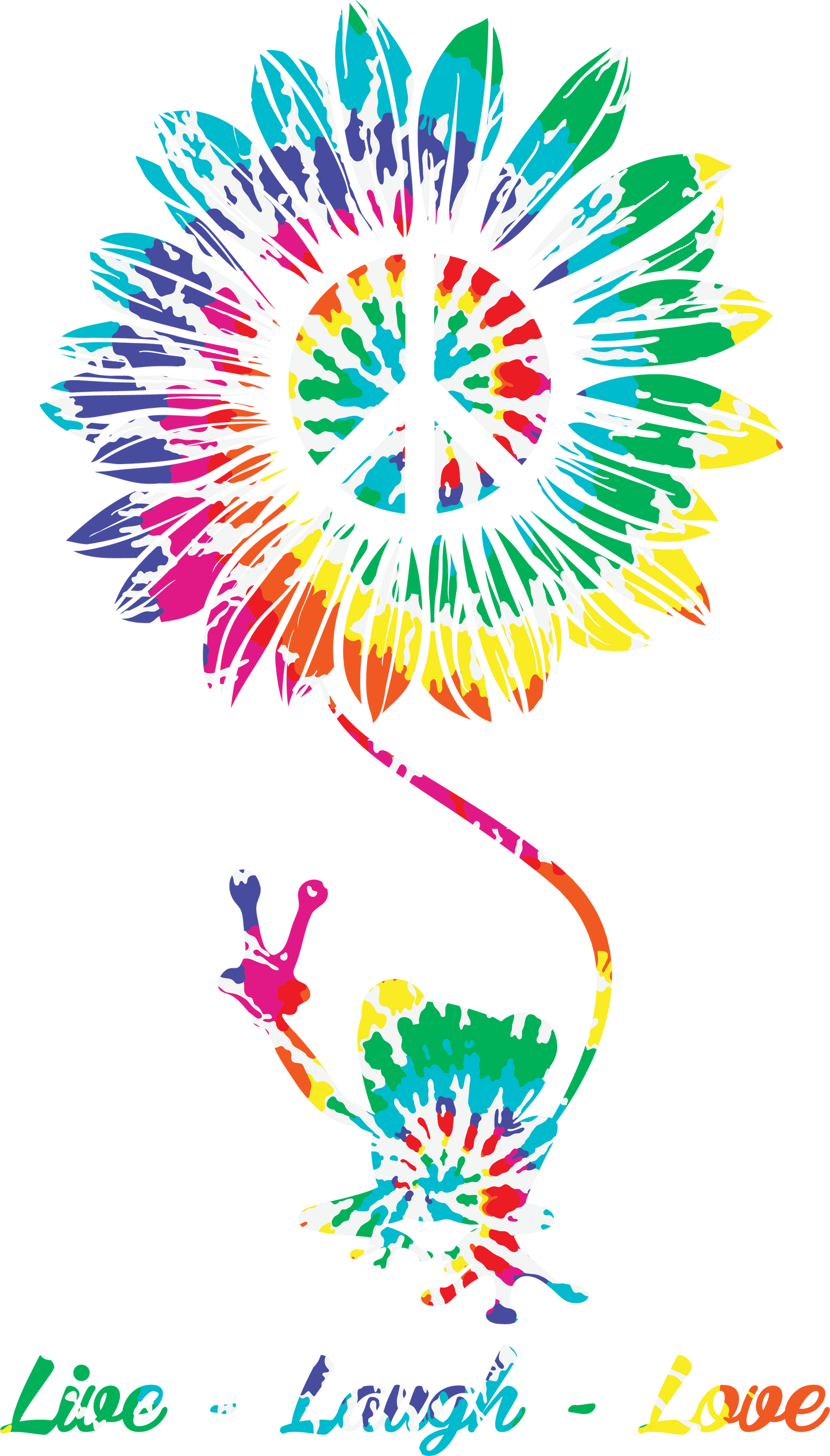 Hippie Peace Lover Stickers - Print My Stickers