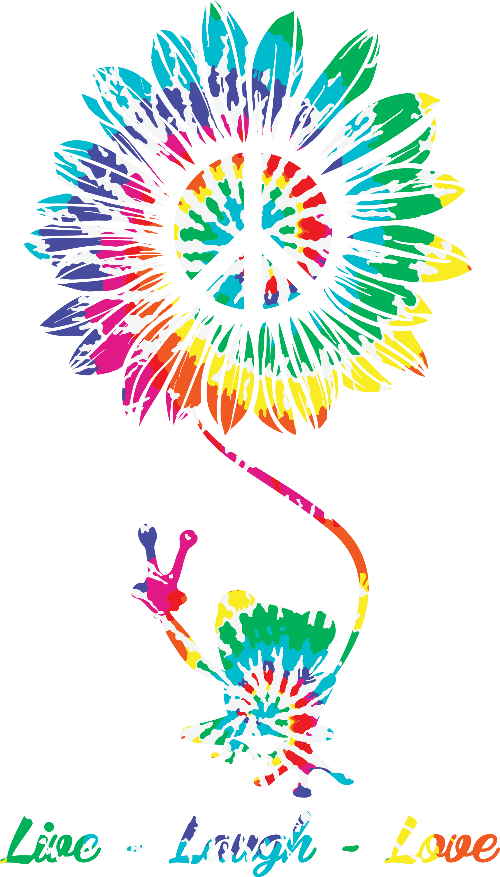 Hippie Peace Lover Stickers - Print My Stickers