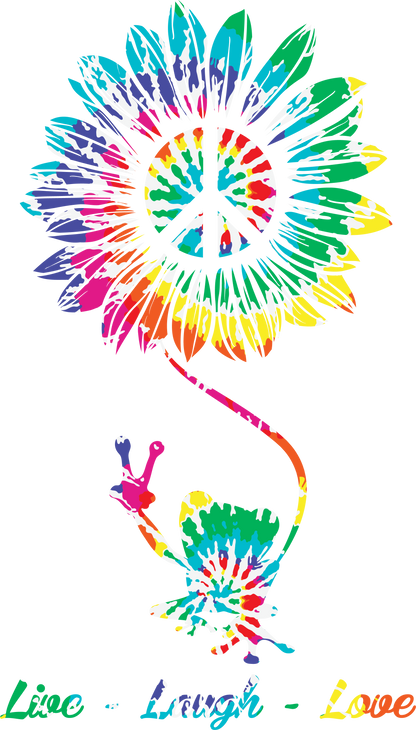 Hippie Peace Lover Stickers - Print My Stickers