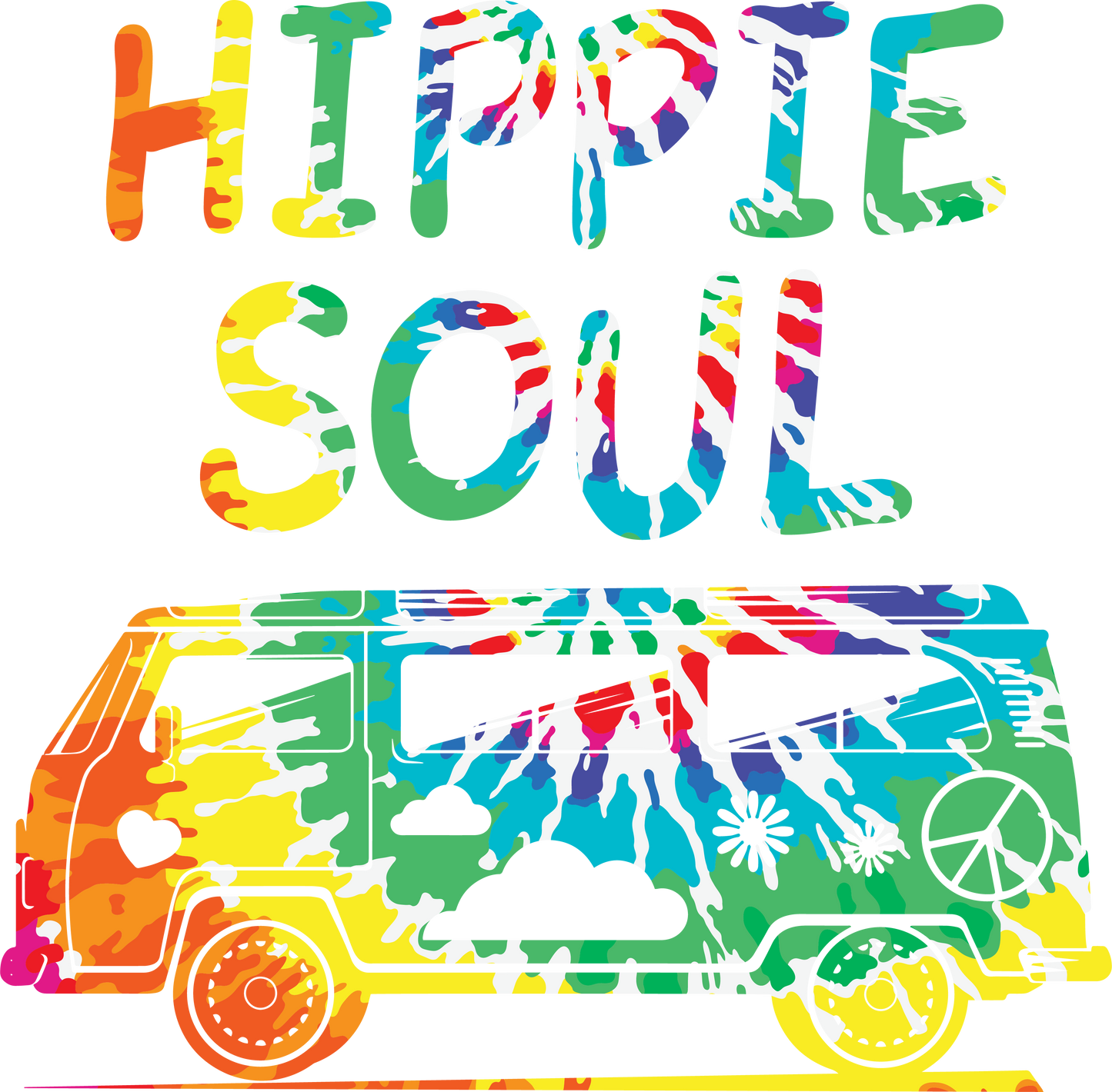 Hippie Peace Lover Stickers - Print My Stickers