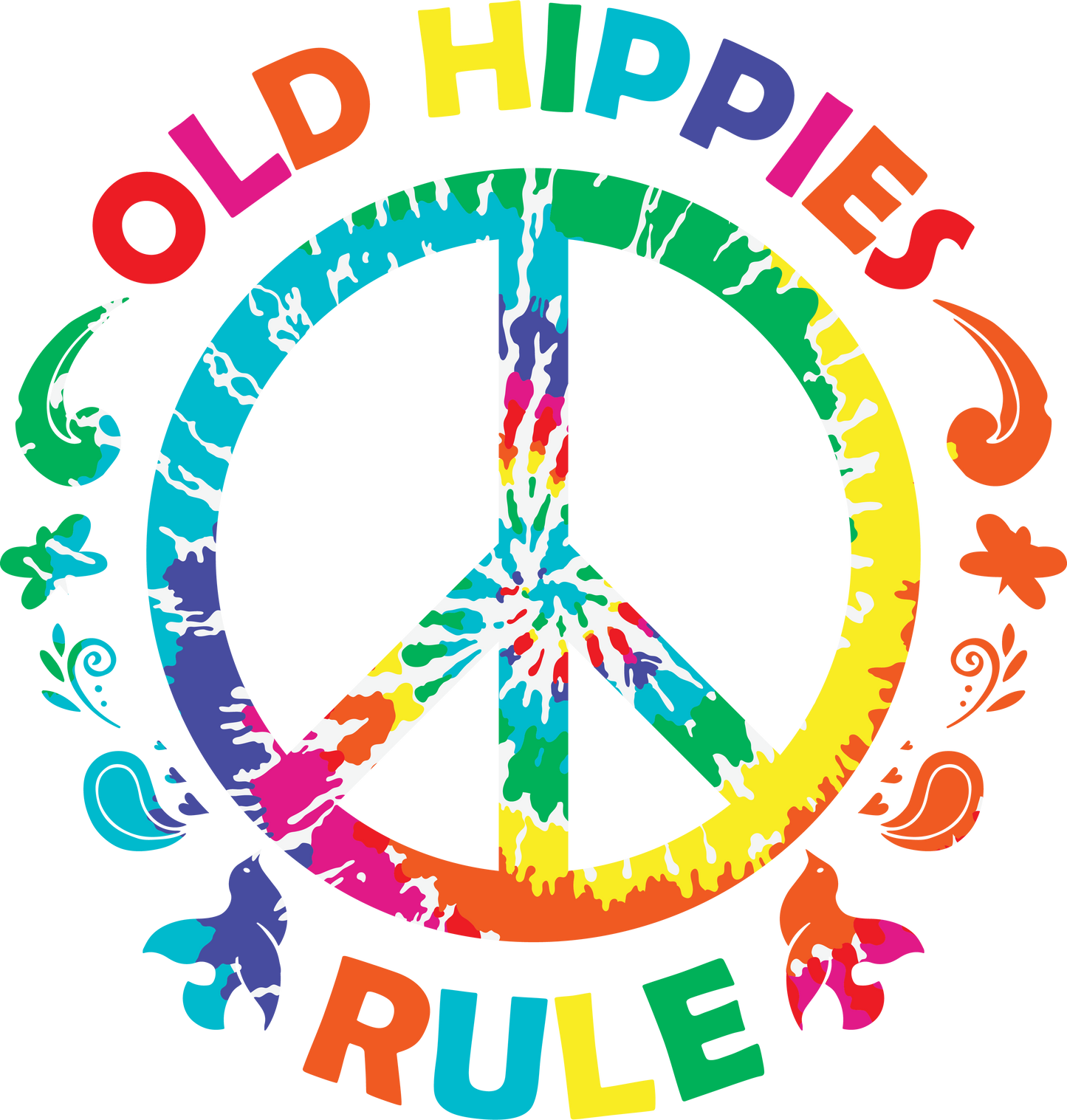 Hippie Peace Lover Stickers - Print My Stickers