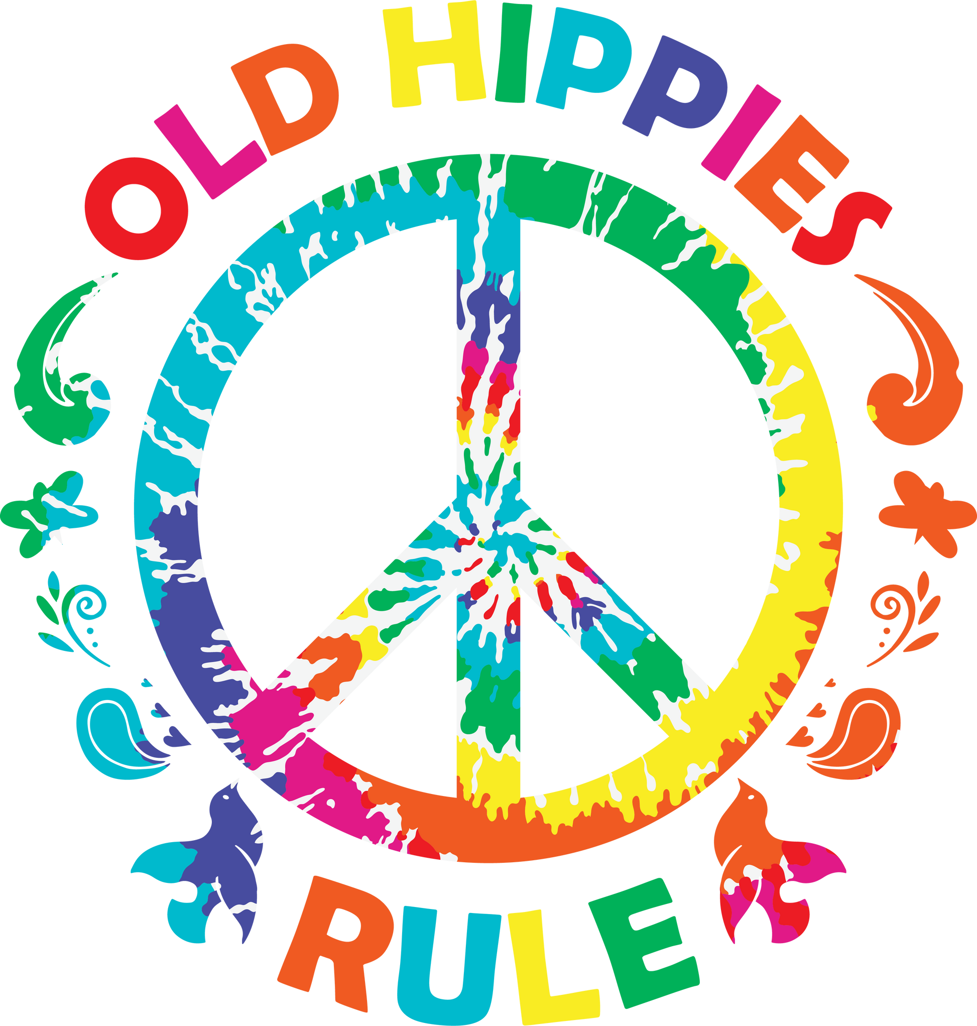 Hippie Peace Lover Stickers - Print My Stickers