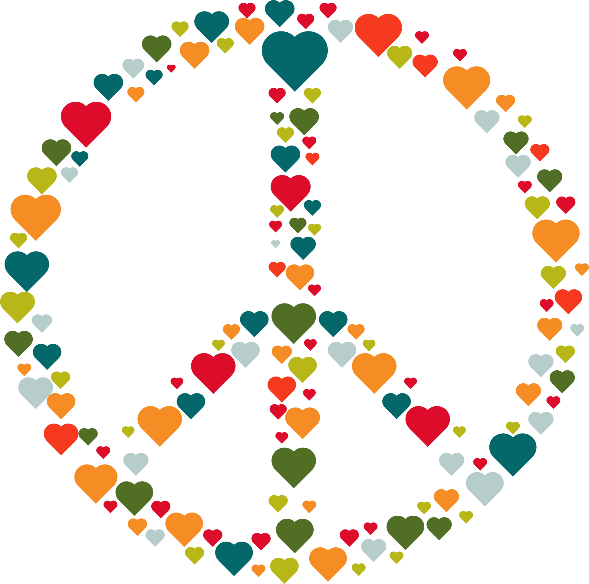 Hippie Peace Lover Stickers - Print My Stickers