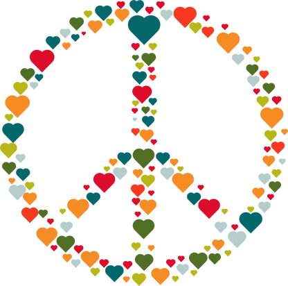 Hippie Peace Lover Stickers - Print My Stickers