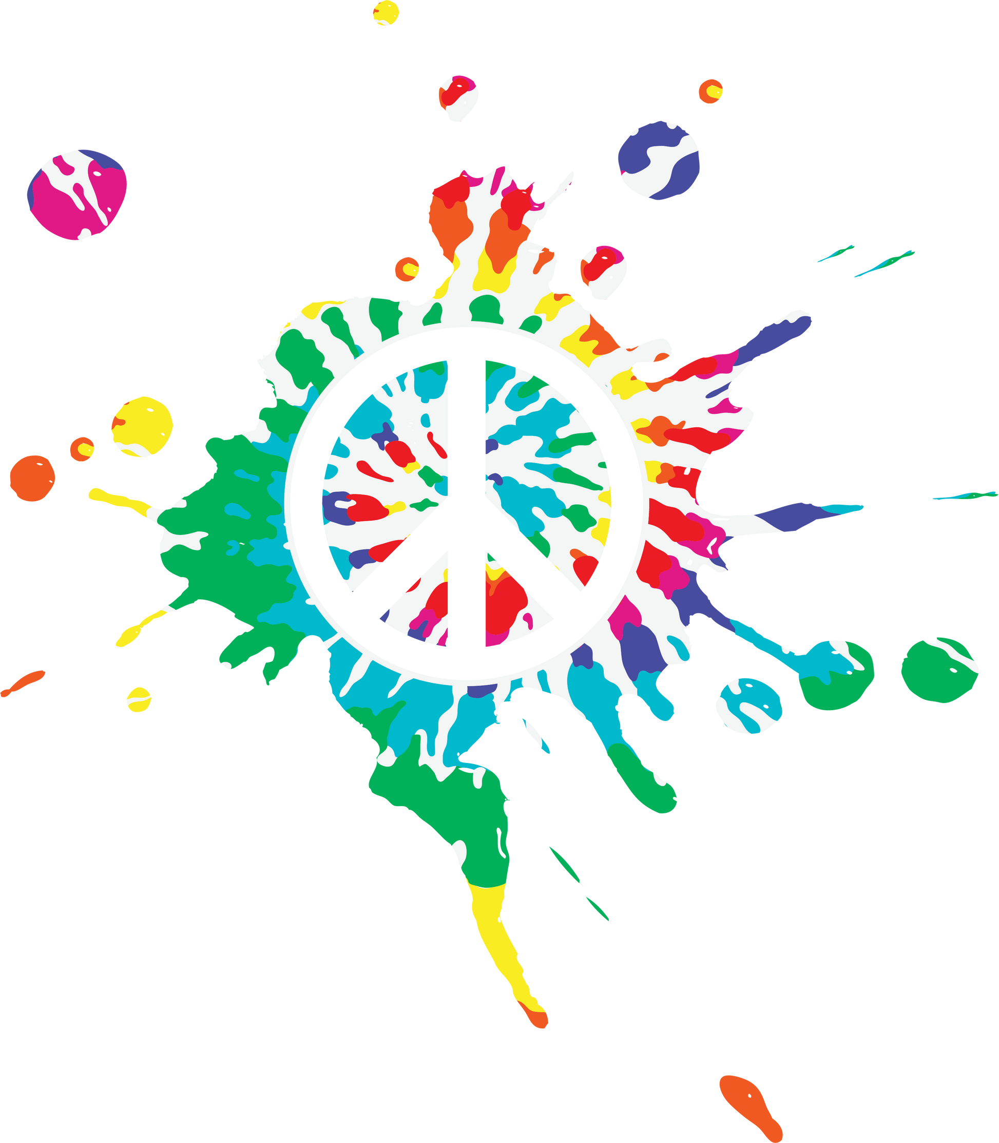 Hippie Peace Lover Stickers - Print My Stickers