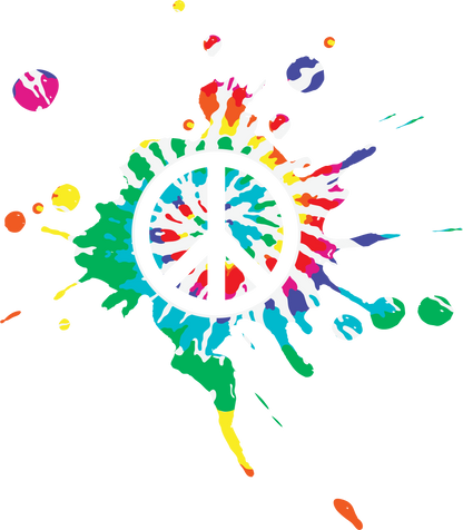 Hippie Peace Lover Stickers - Print My Stickers