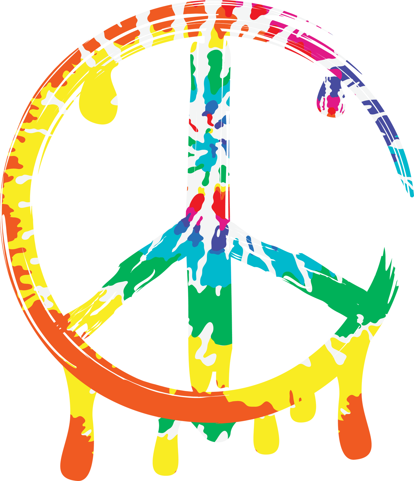 Hippie Peace Lover Stickers - Print My Stickers