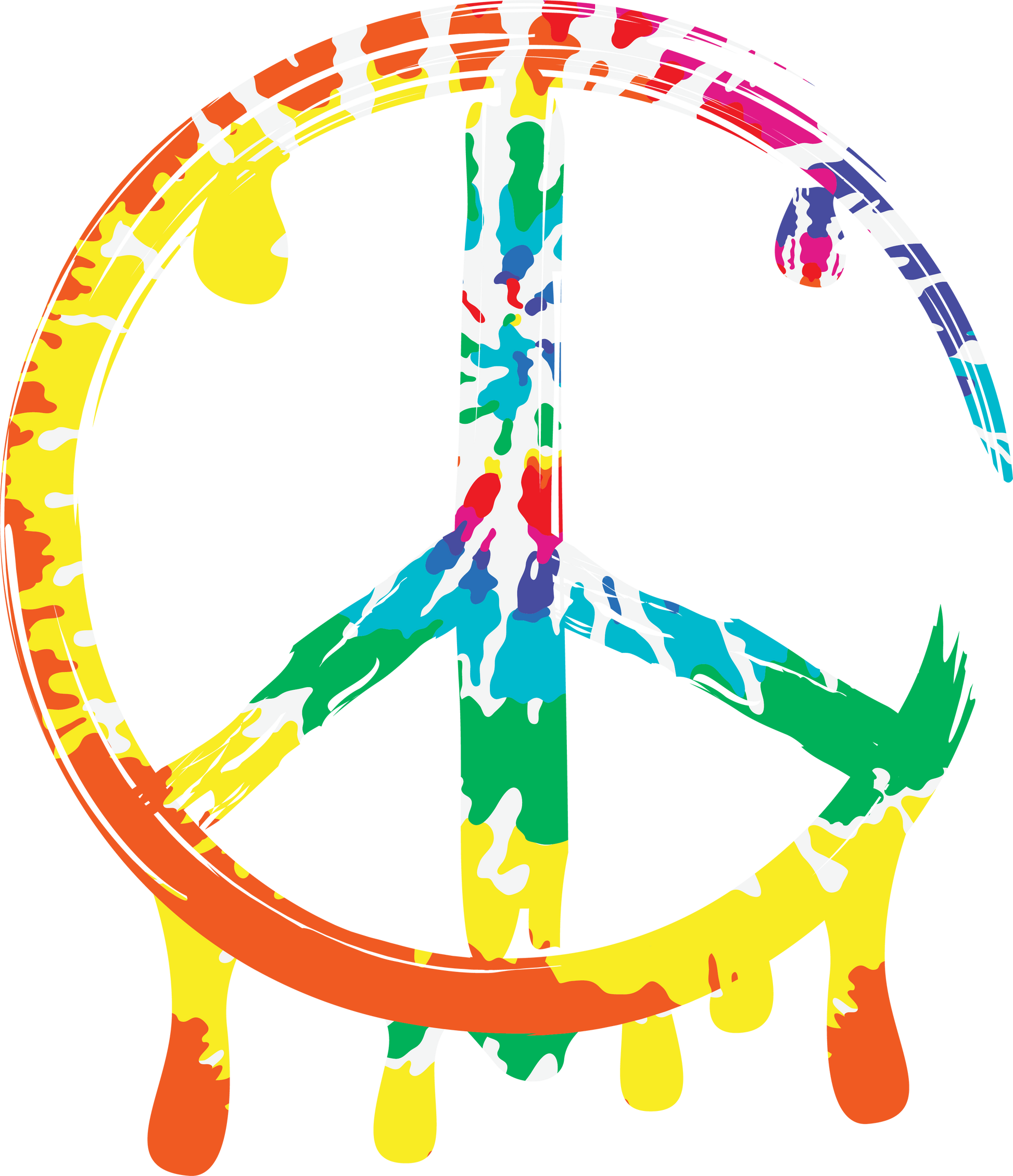 Hippie Peace Lover Stickers - Print My Stickers