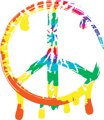 Hippie Peace Lover Stickers - Print My Stickers