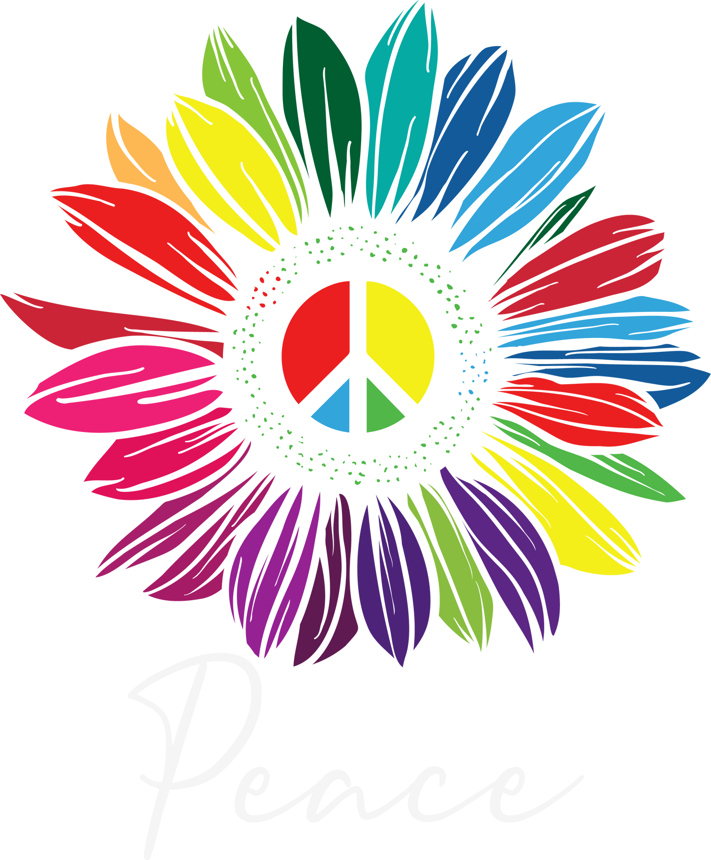 Hippie Peace Lover Stickers - Print My Stickers