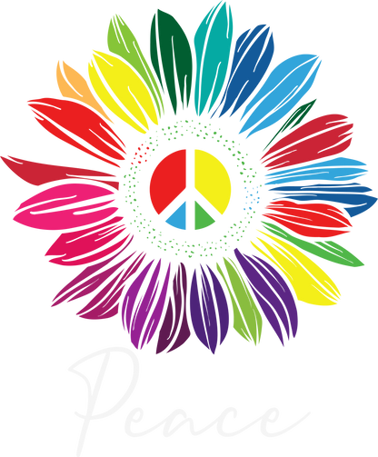 Hippie Peace Lover Stickers - Print My Stickers